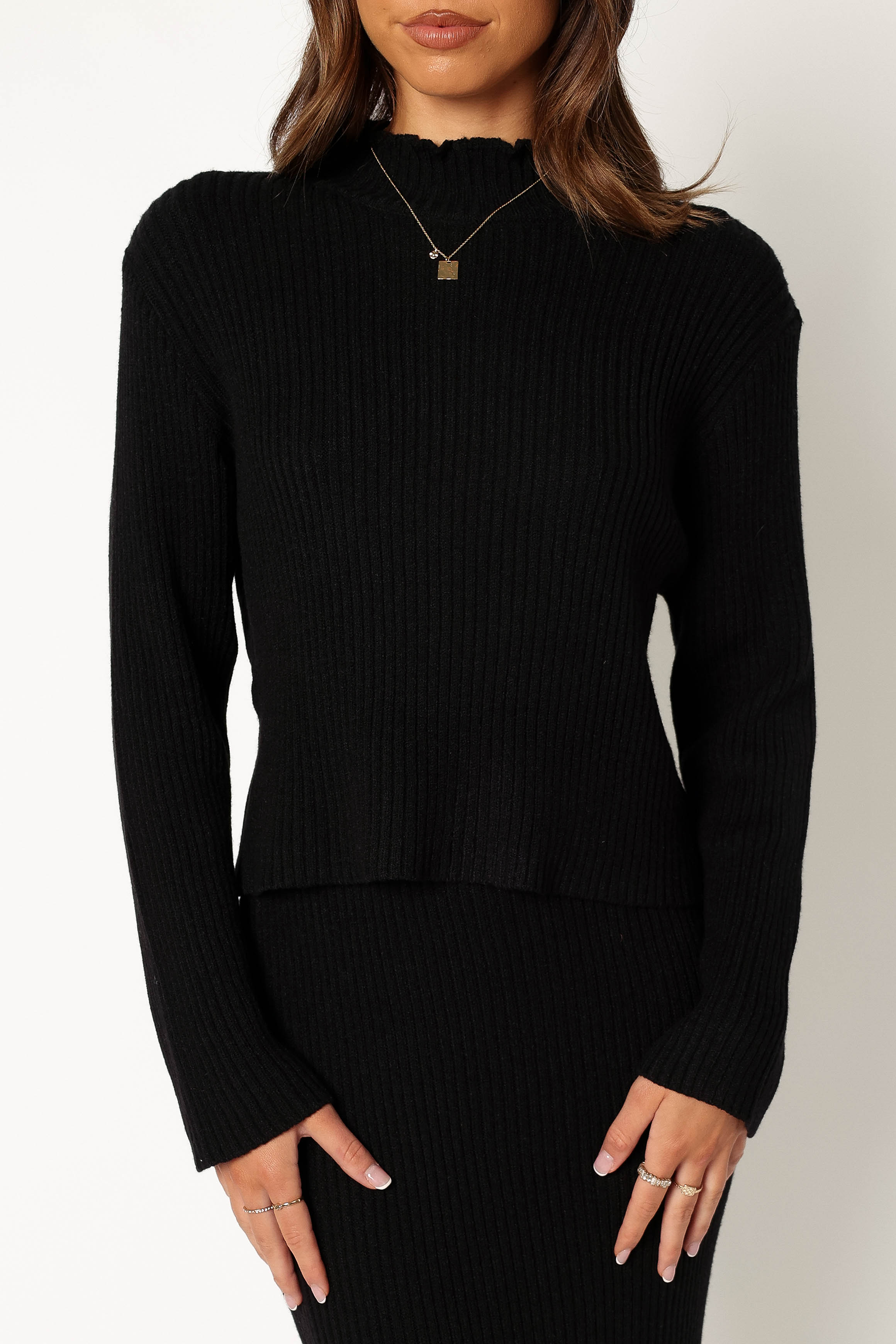 Payton Knitted Set - Black