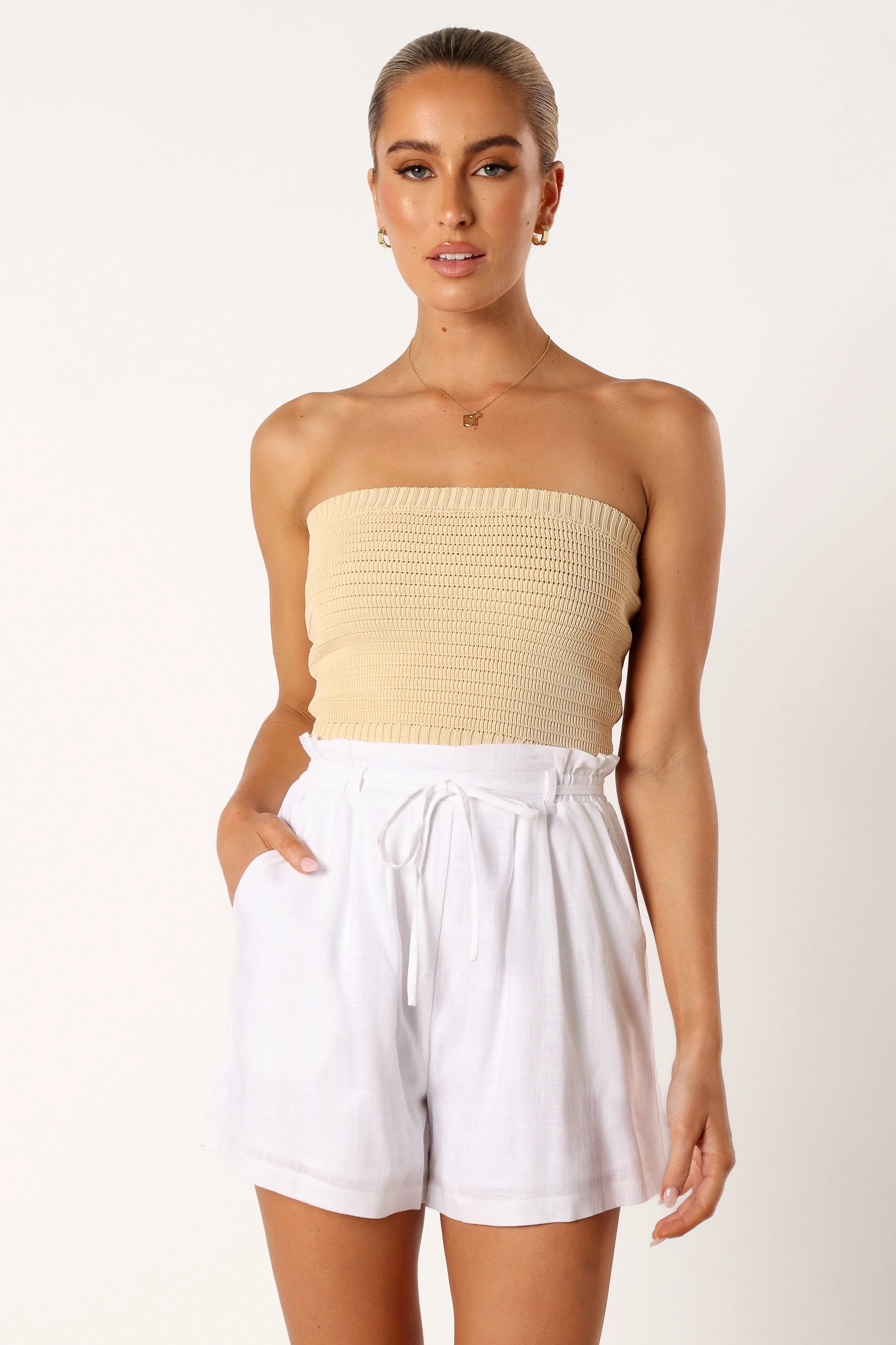 Veronica Shorts - White