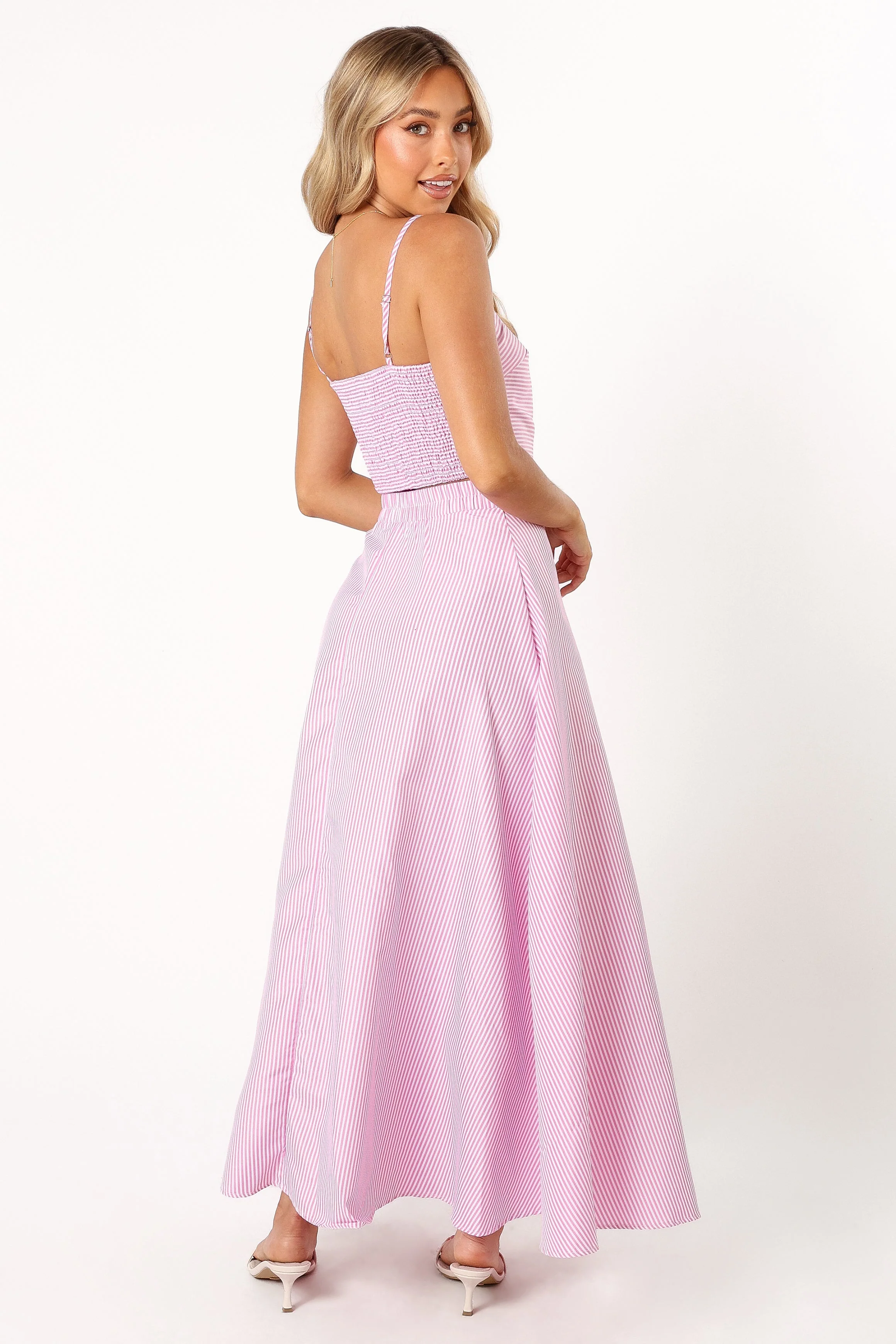 Lala Two Piece Set - Pink Stripe