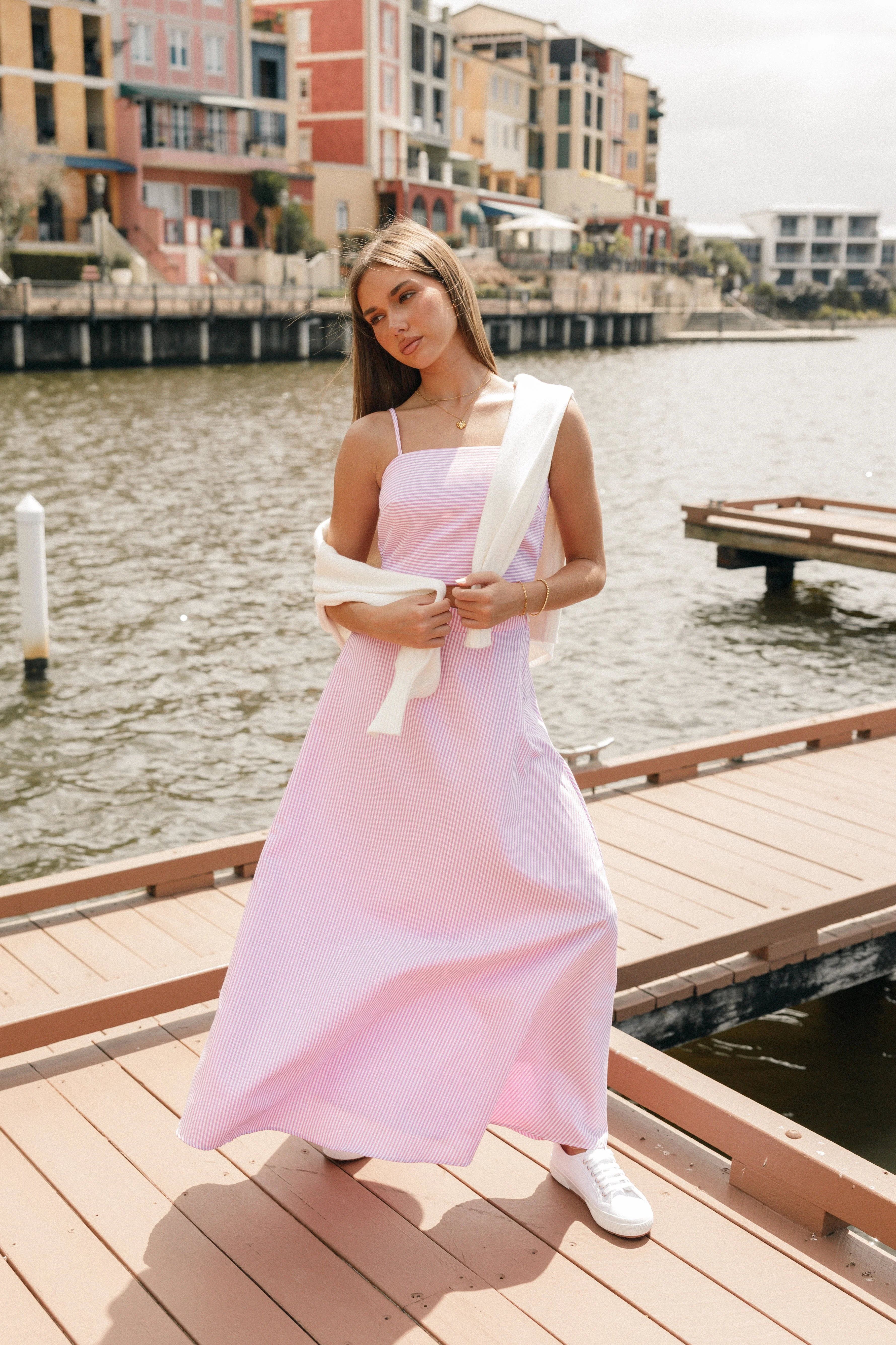 Lala Two Piece Set - Pink Stripe