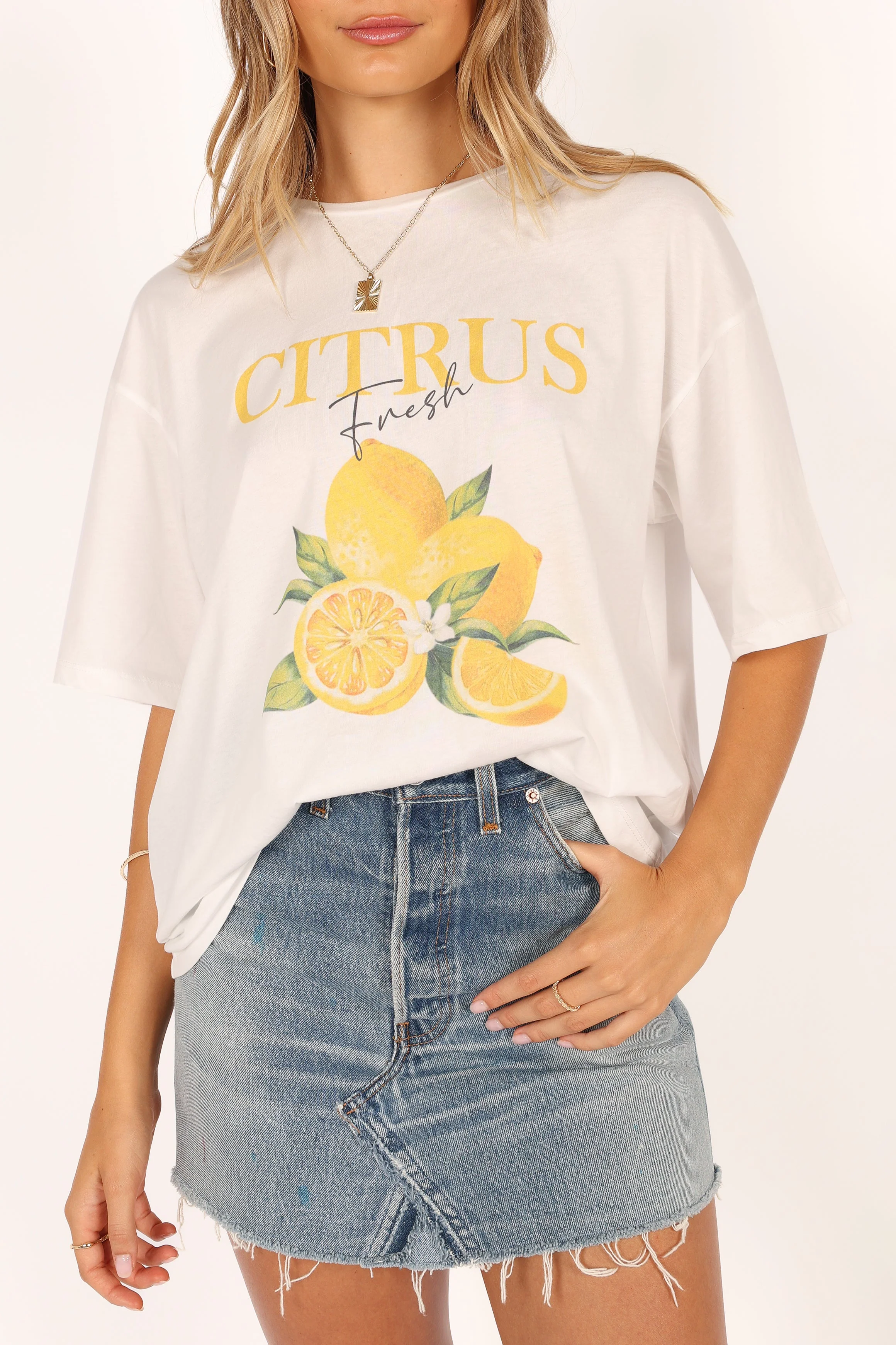 Citrus Tee - White