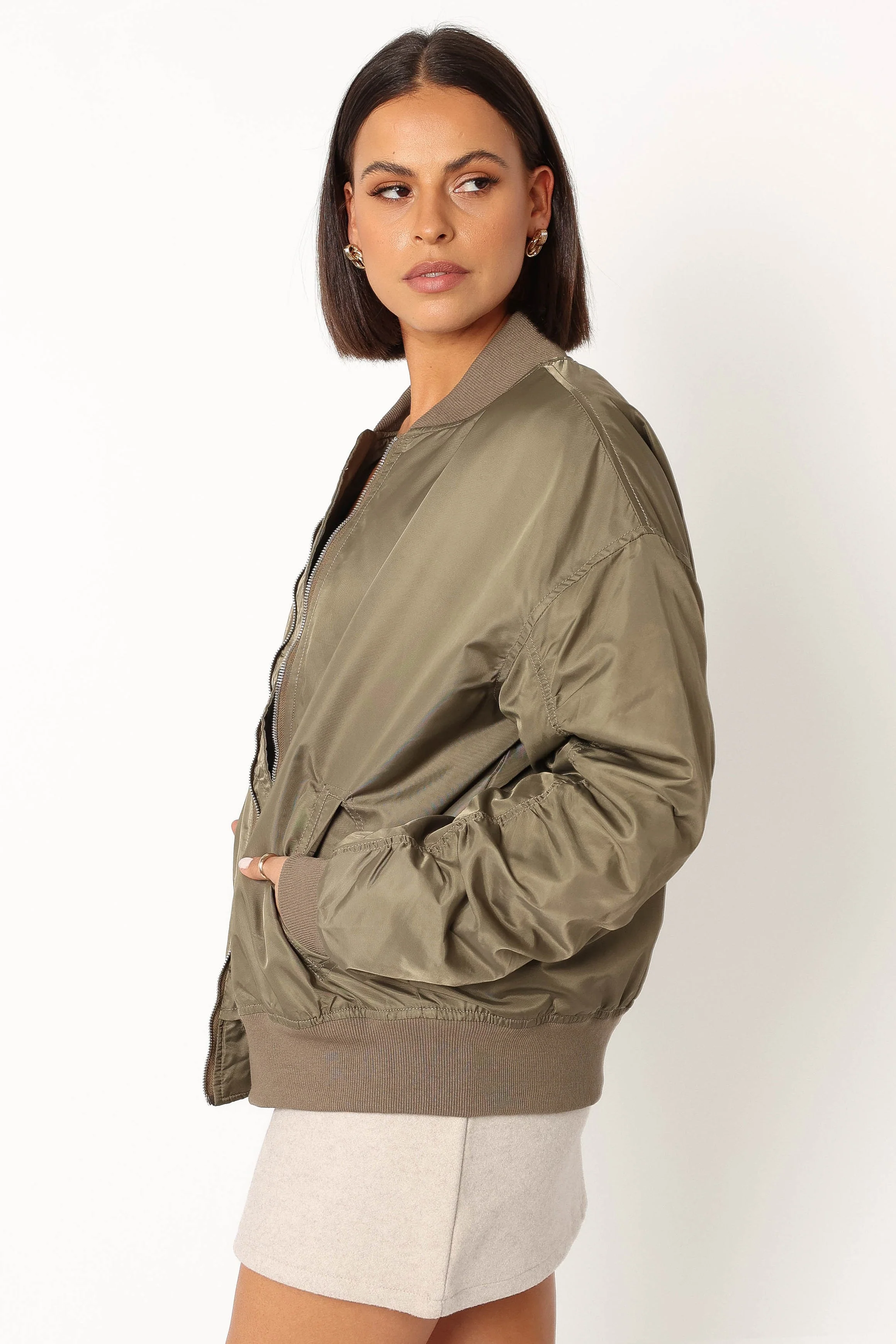 Bryce Bomber Jacket - Khaki