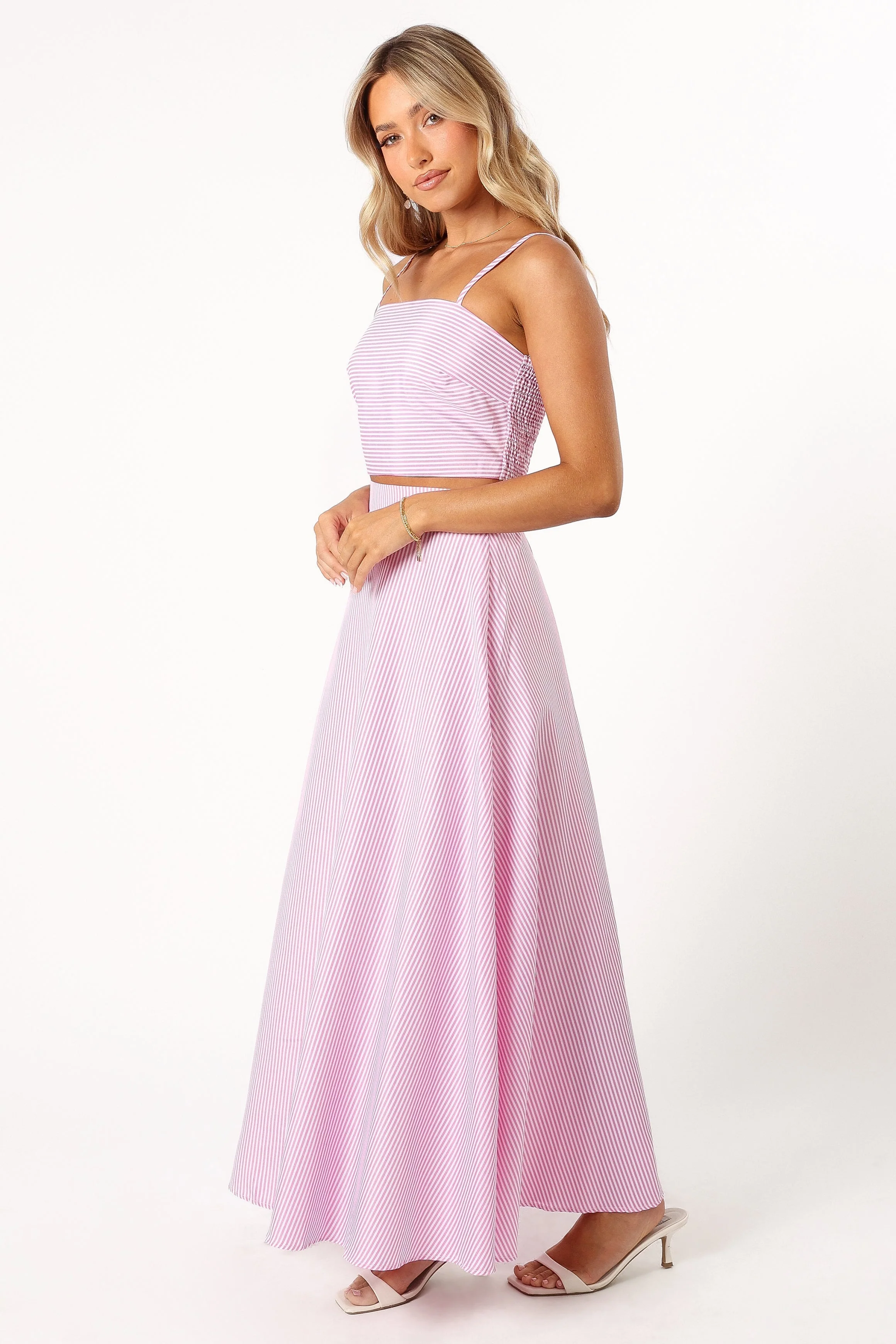 Lala Two Piece Set - Pink Stripe