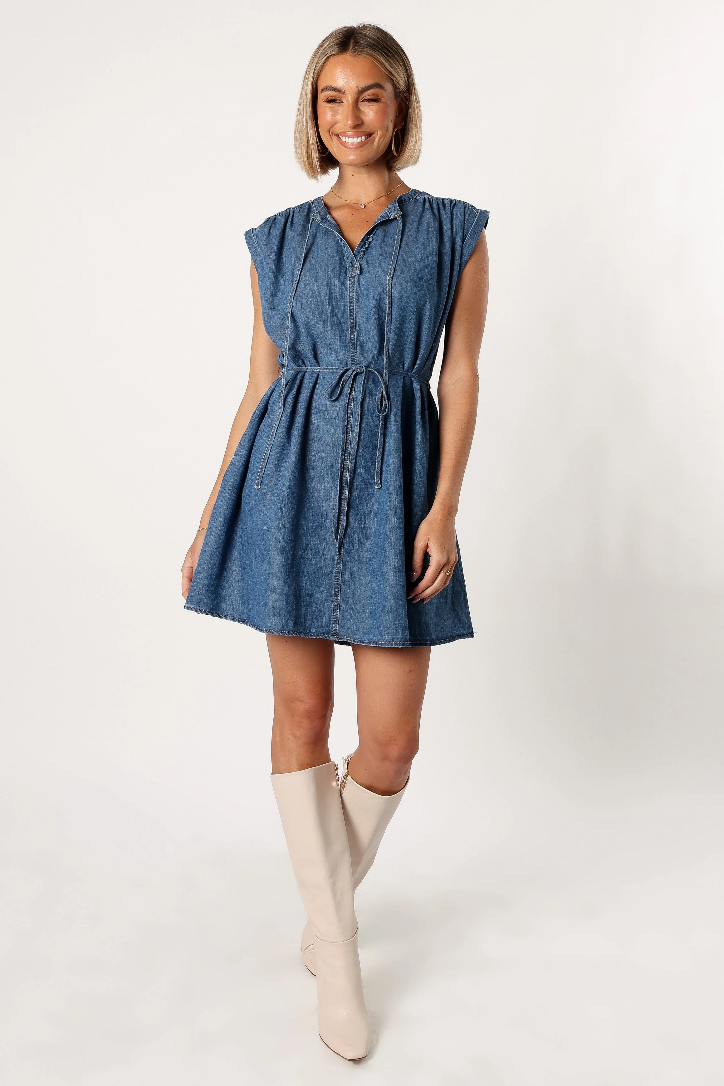 Tinsley Mini Dress - Denim