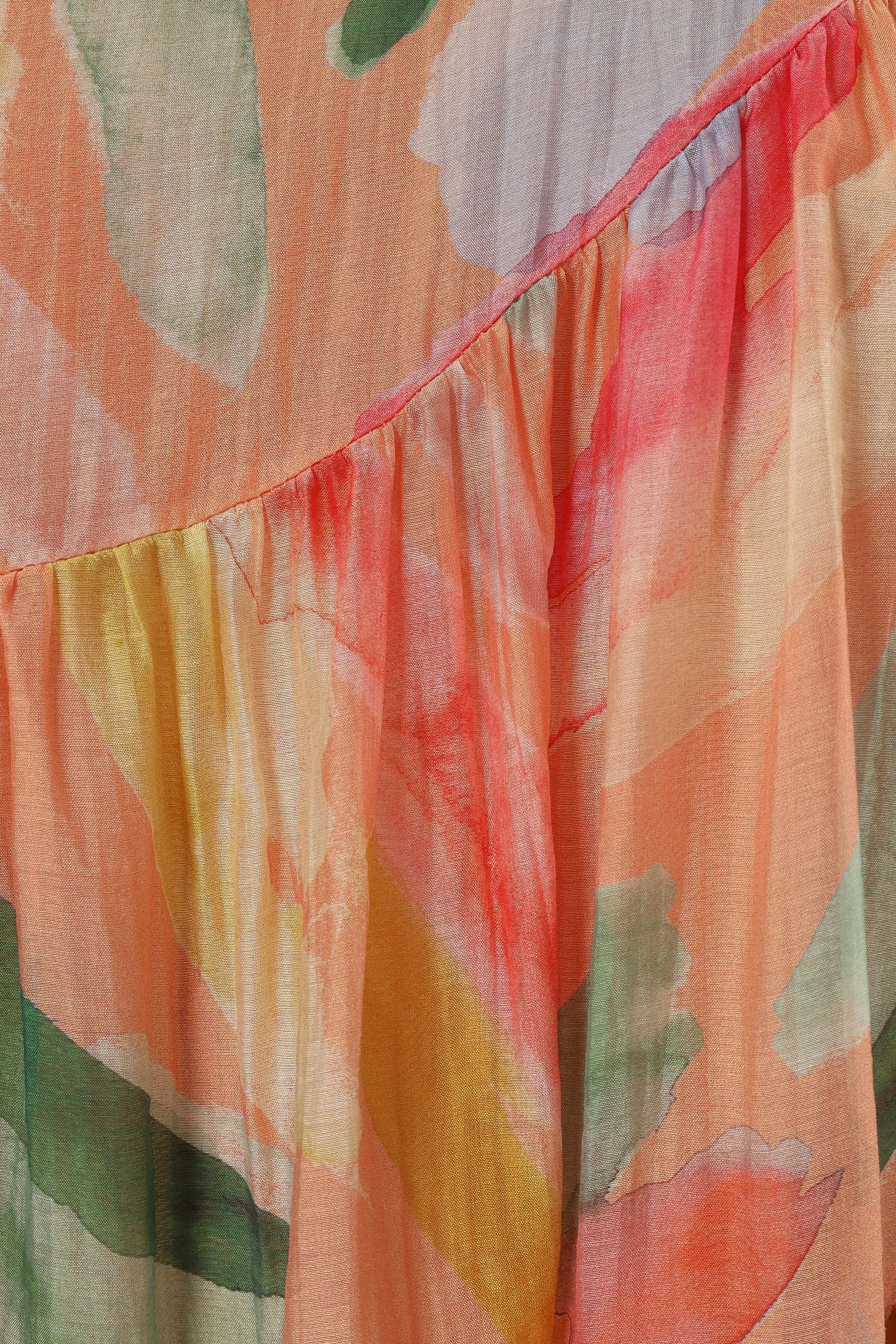 Nida One Shoulder Dress - Multi