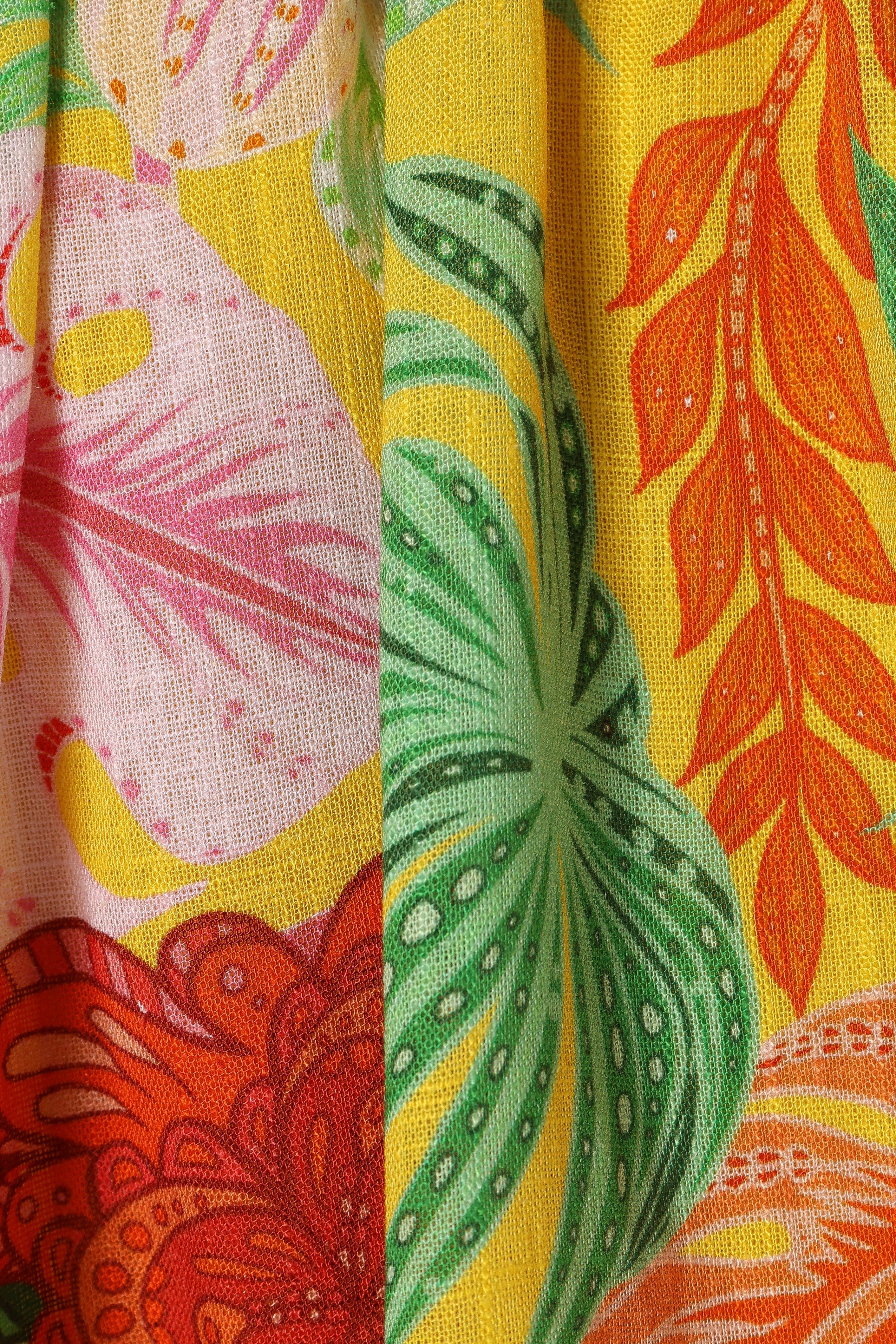 Milton Halter Top - Leilani Print