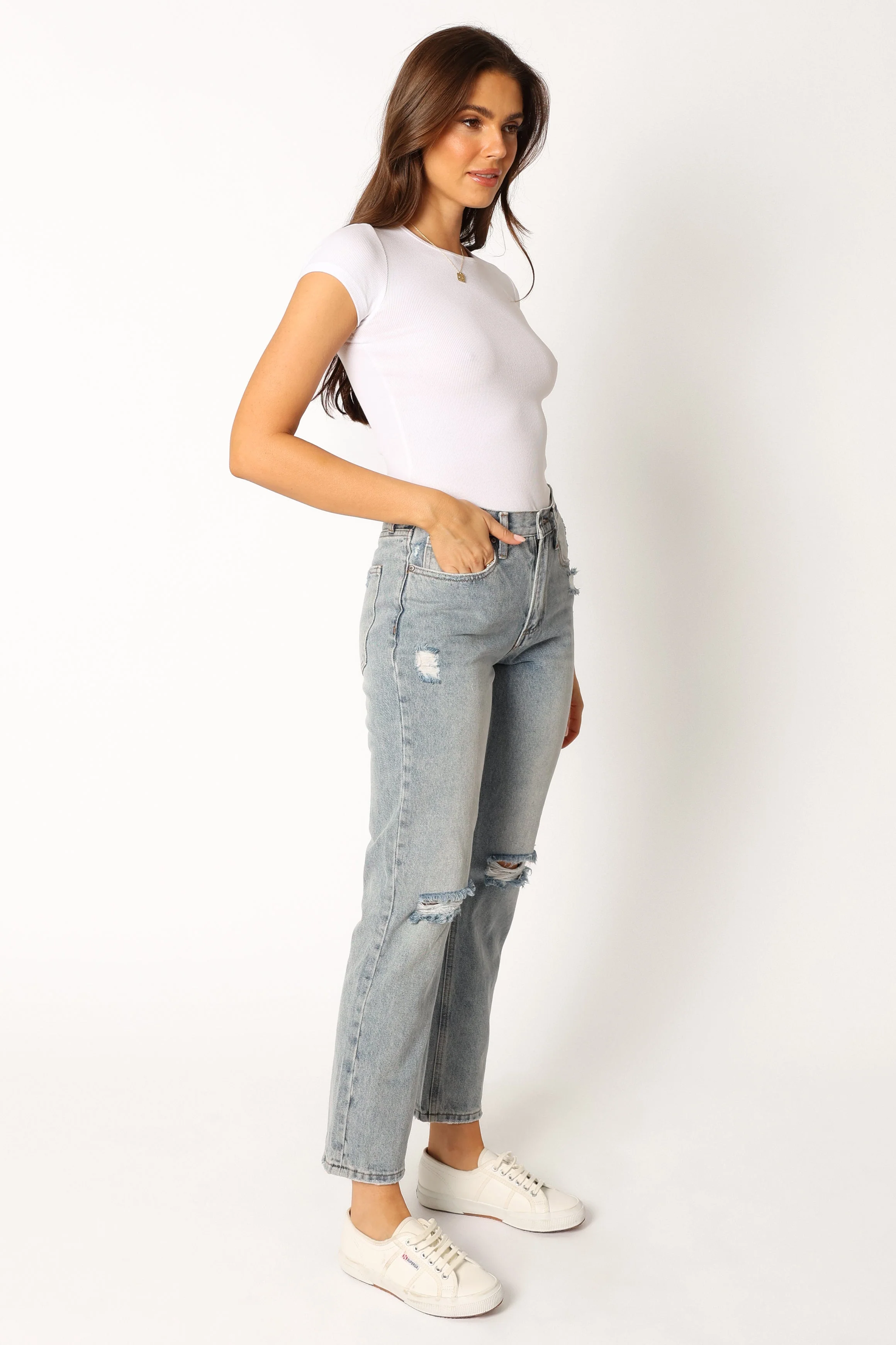 Rossi Straight Leg Jean - Denim