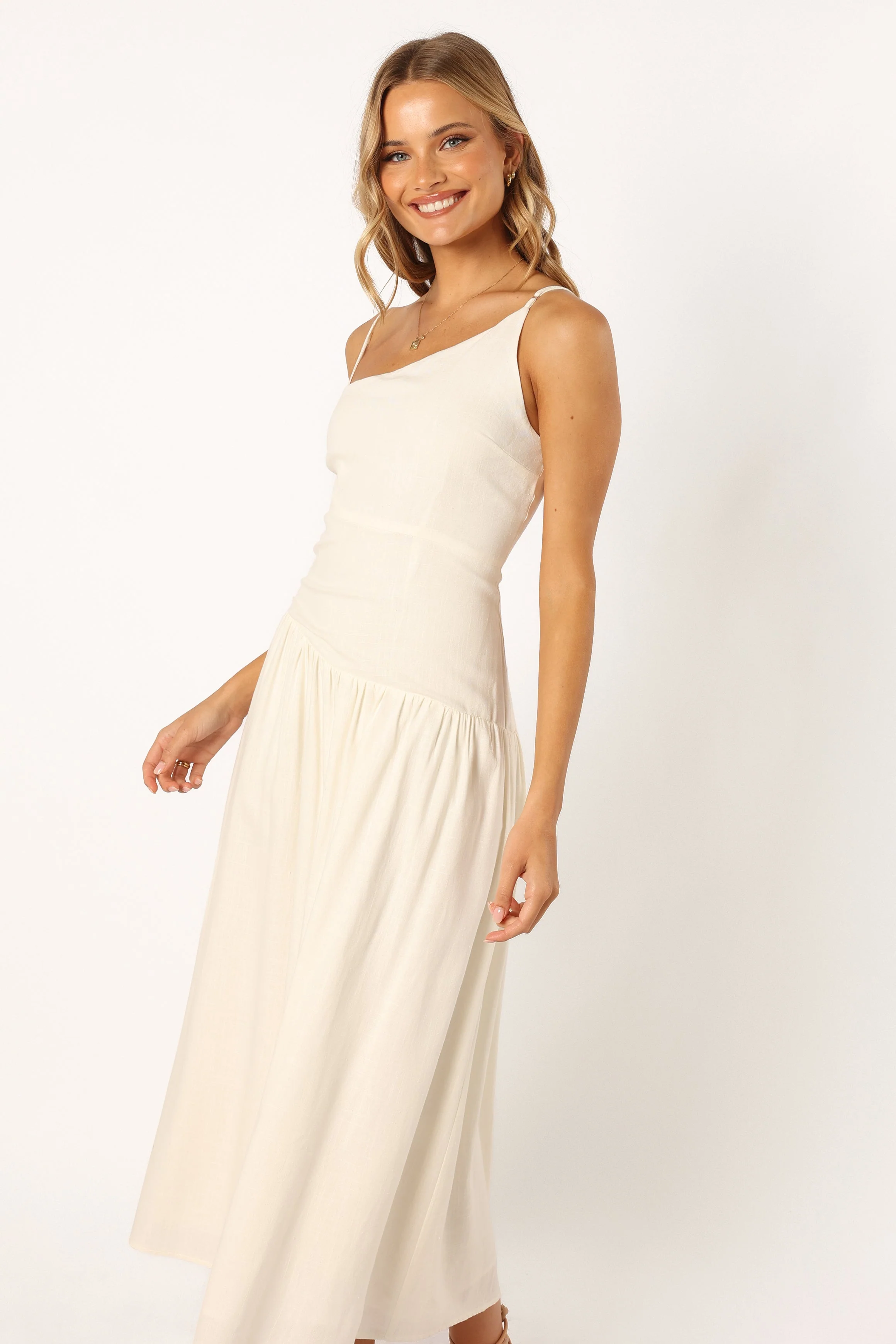 Shiloh Midi Dress - White