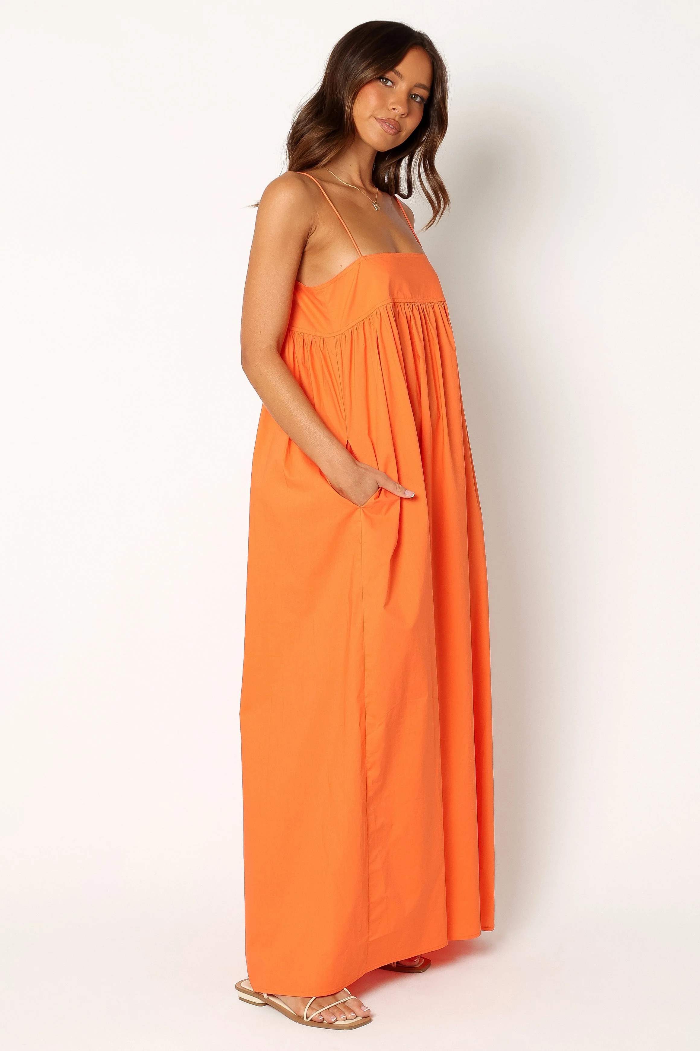 Serina Maxi Dress - Orange