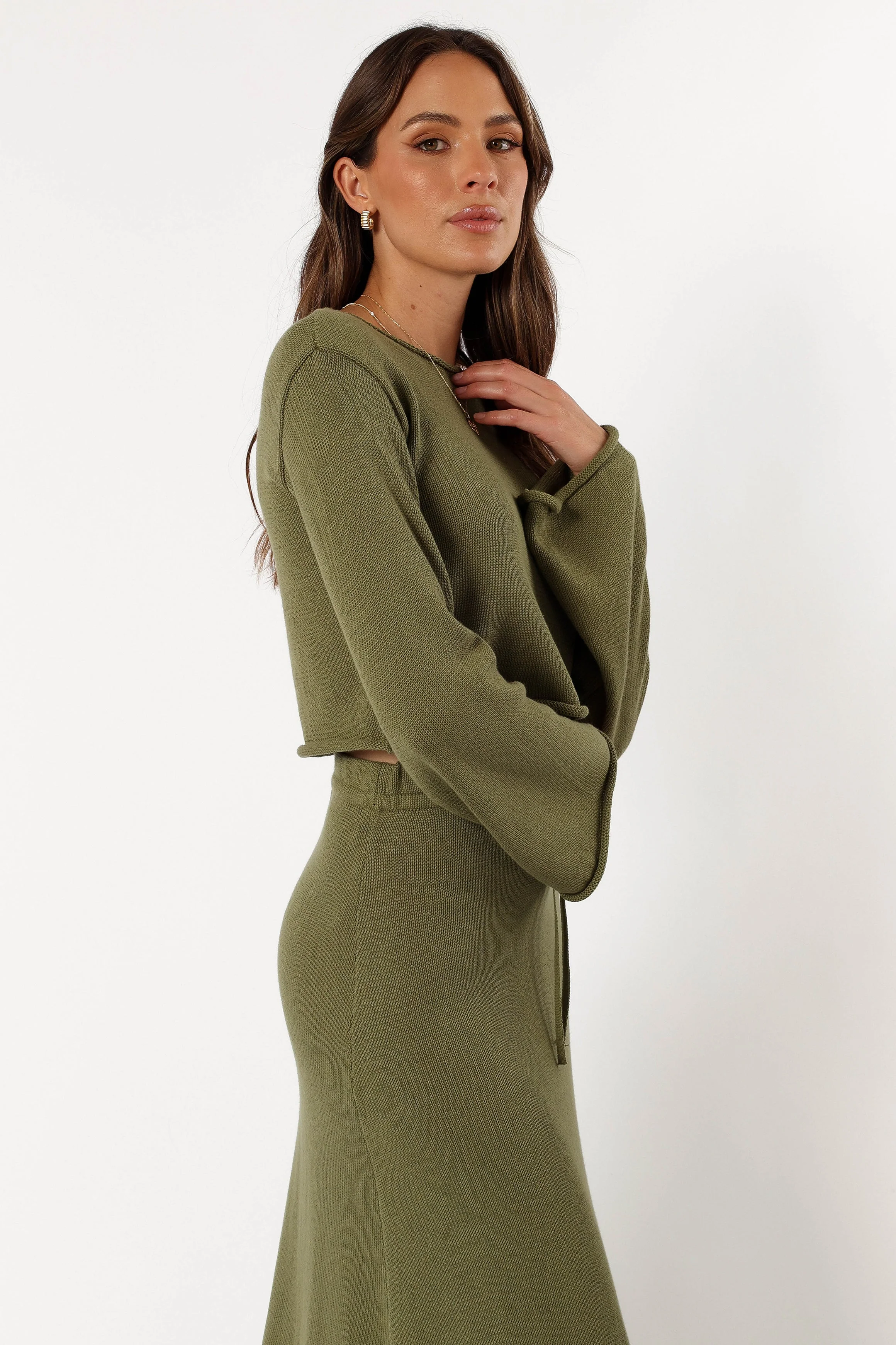 Rooney Knit Sweater - Olive