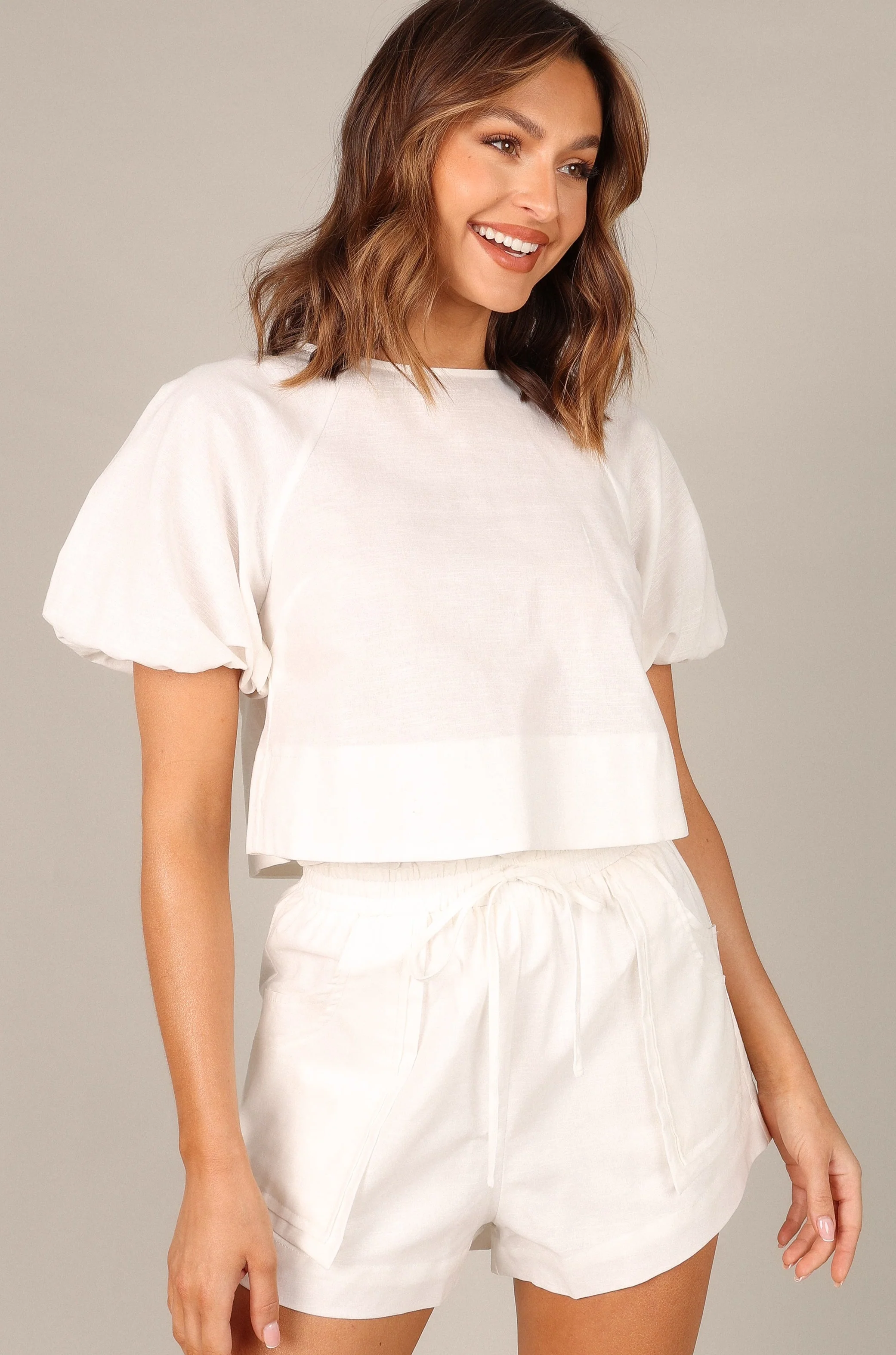 Chelsey Linen Set - White