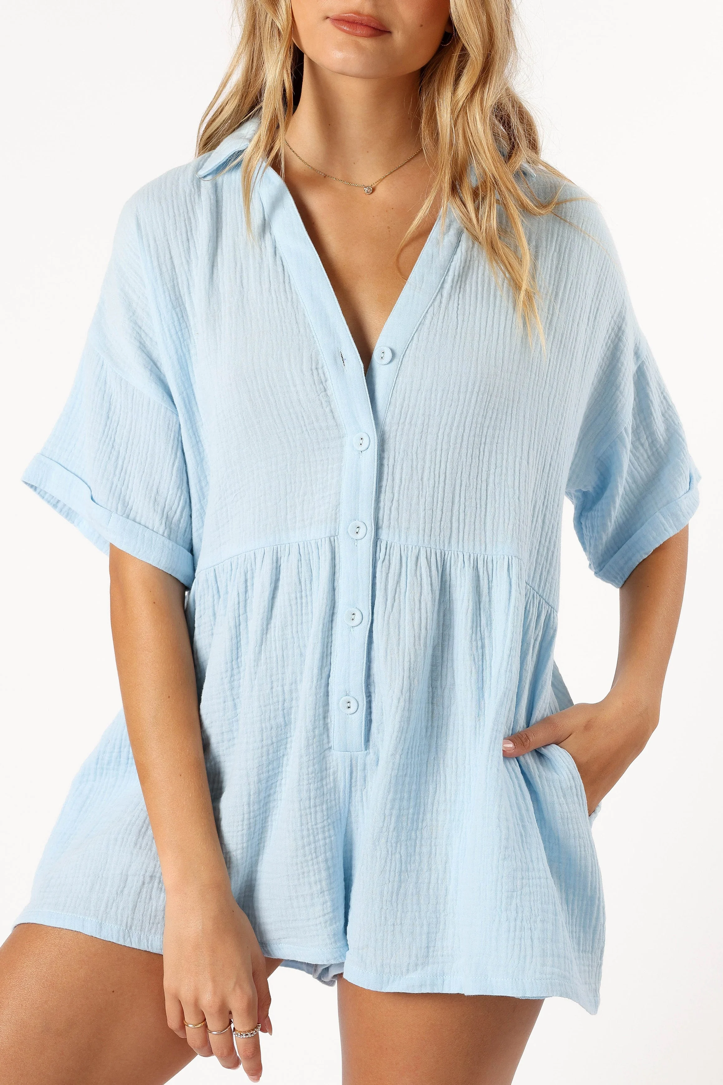 Winny Playsuit - Blue