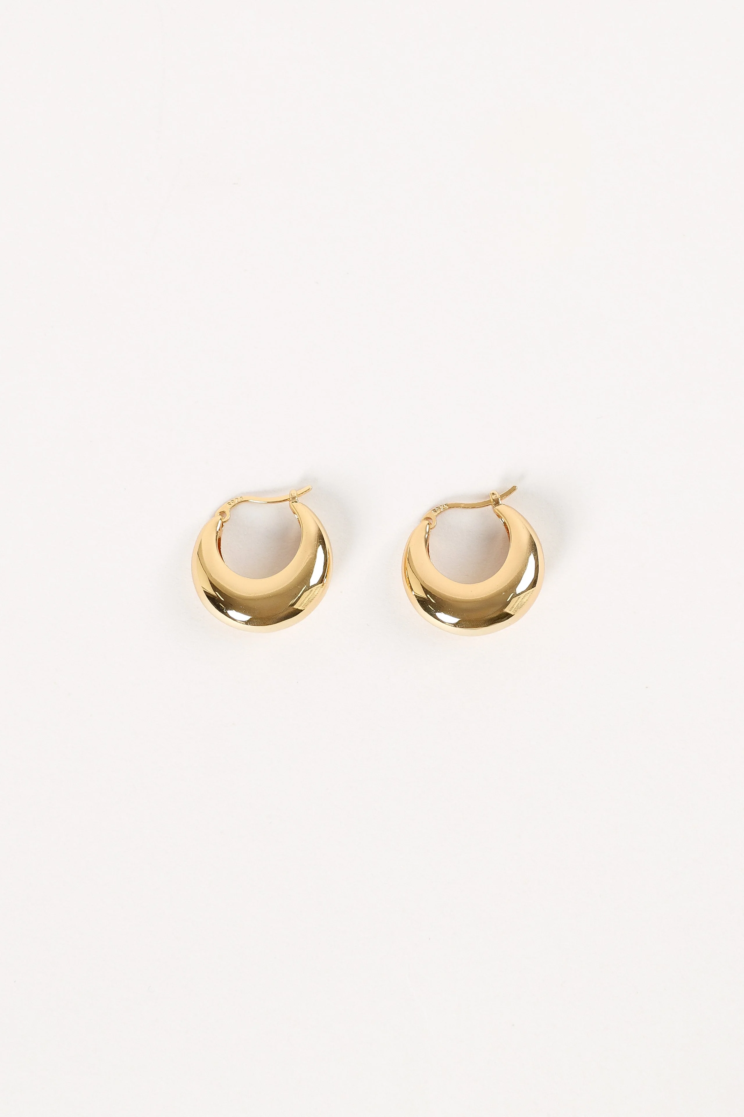 Lainey Hoop Earrings - Gold