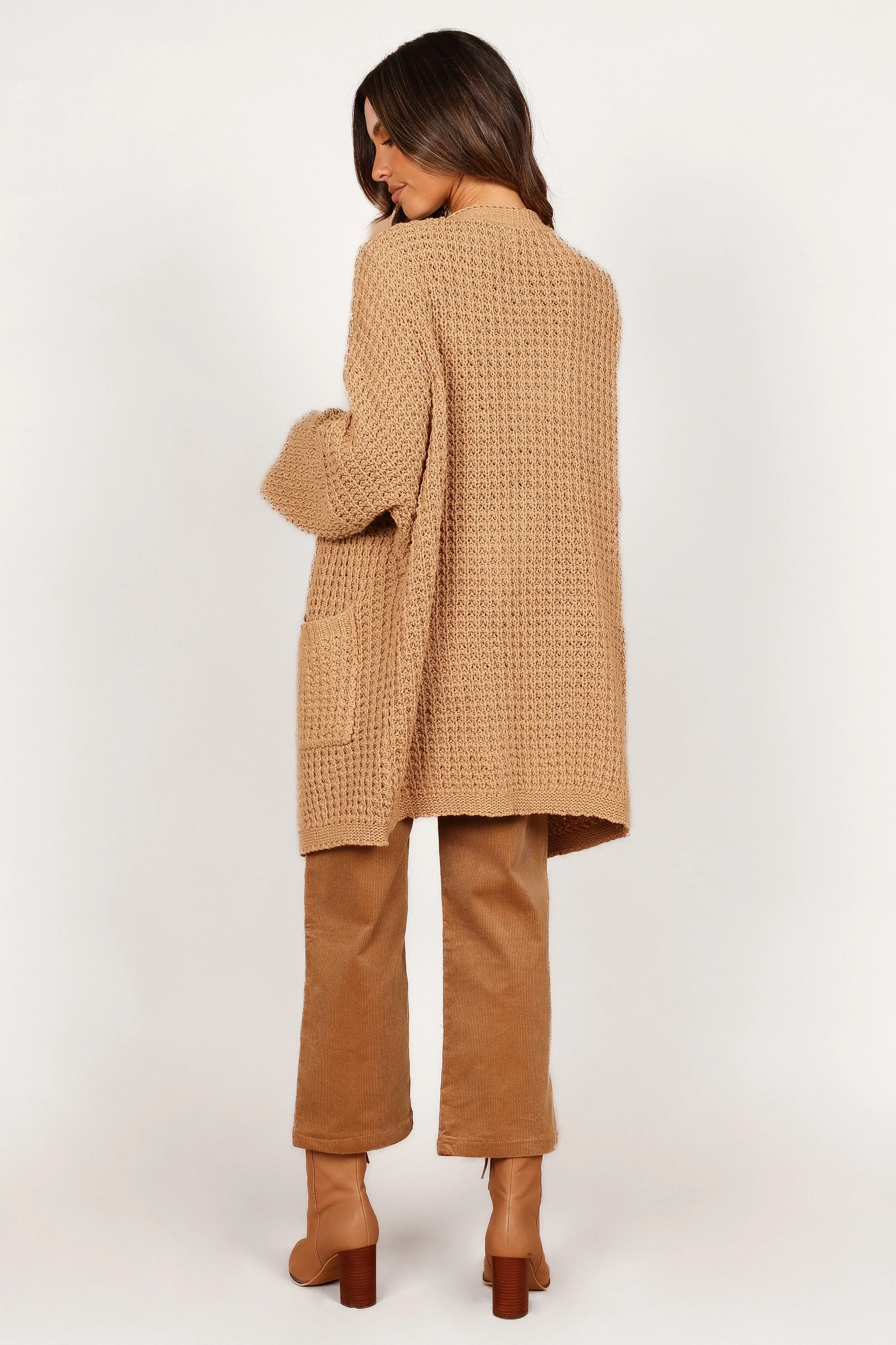 Leyonie Cardigan - Tan