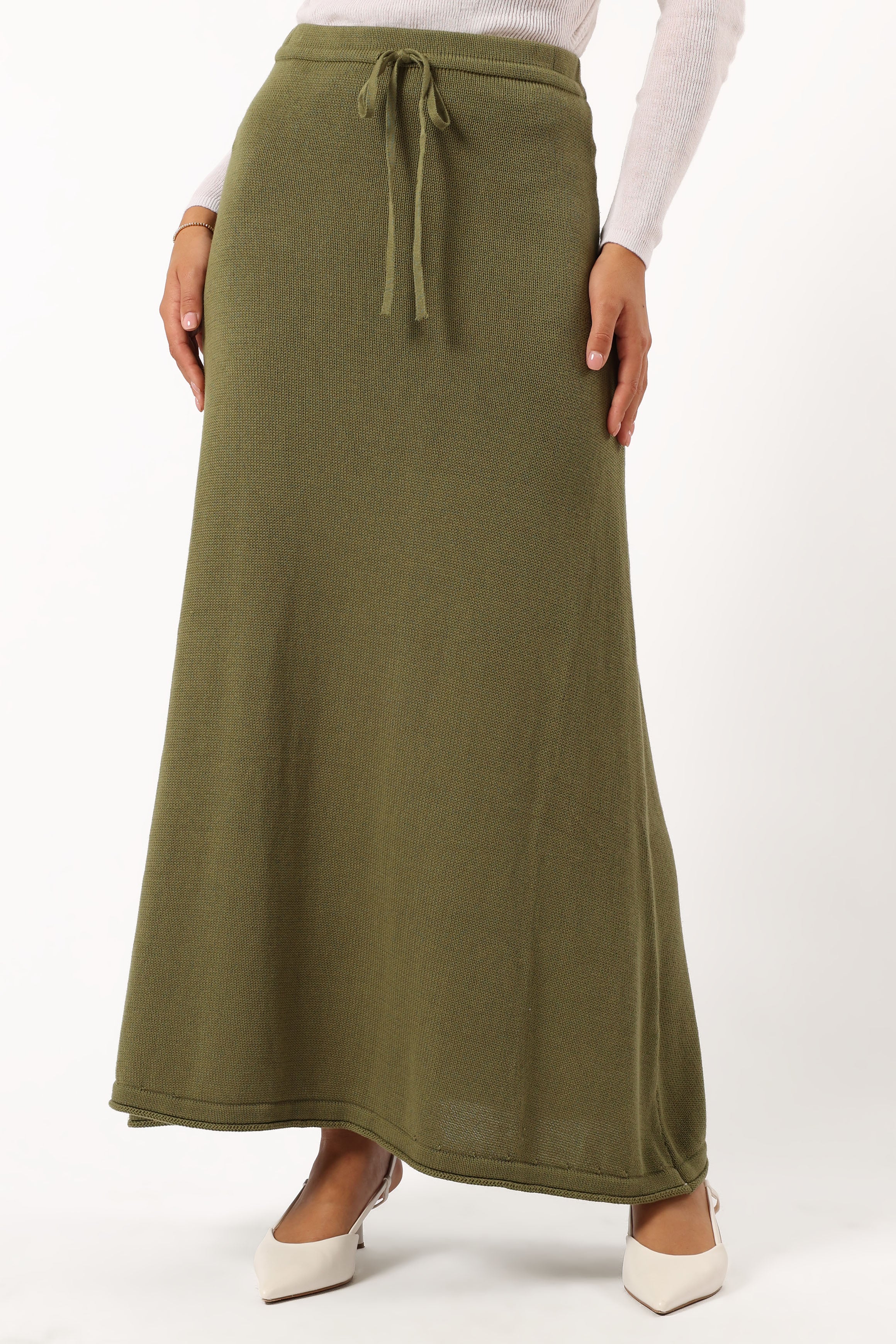 Rooney Knit Skirt - Olive