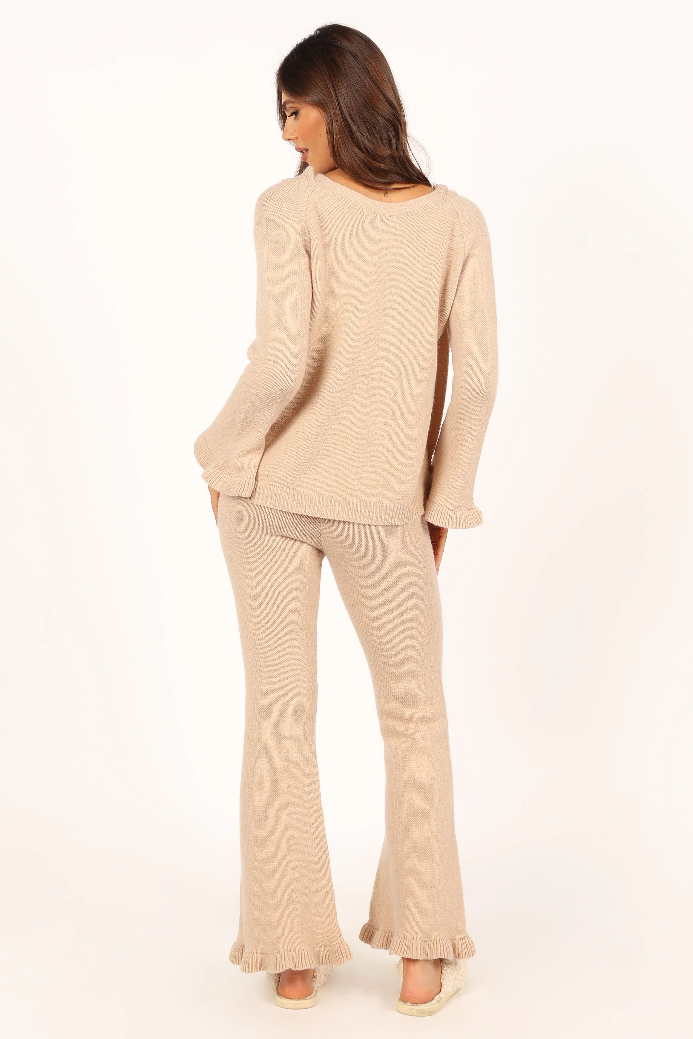 Boa Knitted Set - Oatmeal