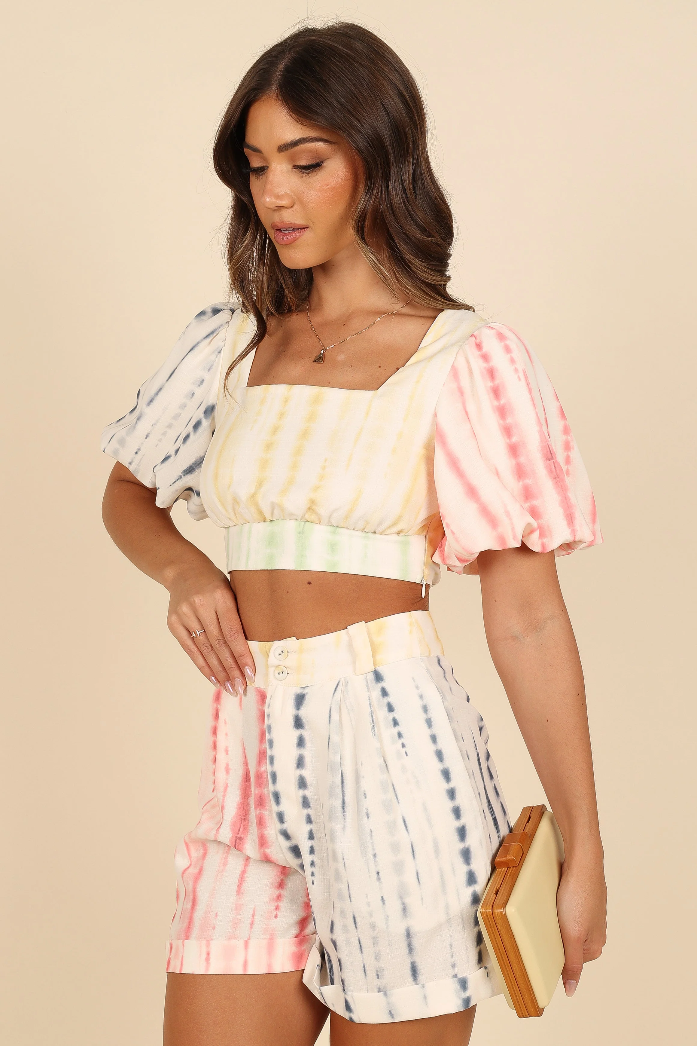 Bradley High Waisted Shorts - Multi