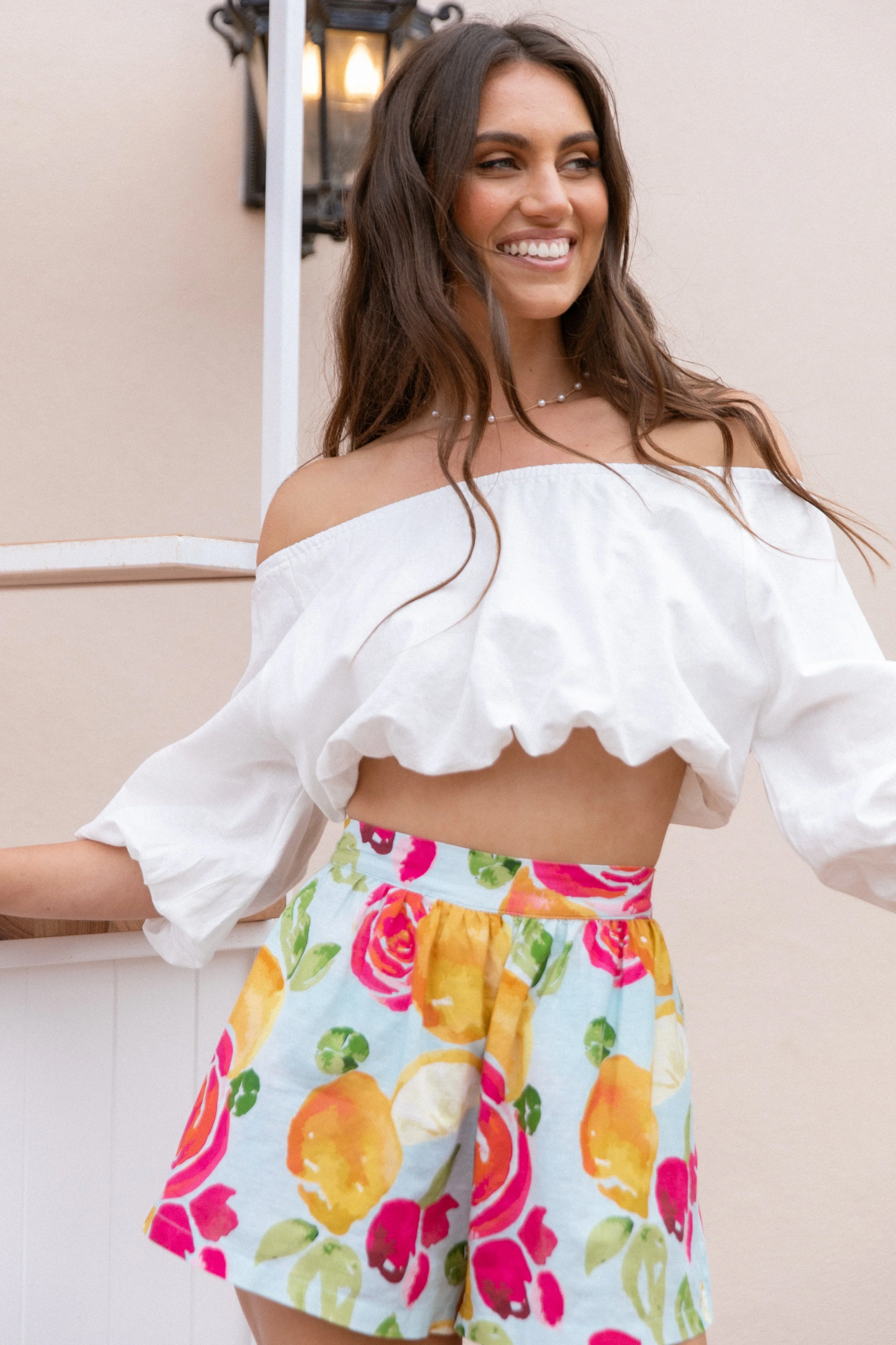 Daydreamer Off Shoulder Top - White