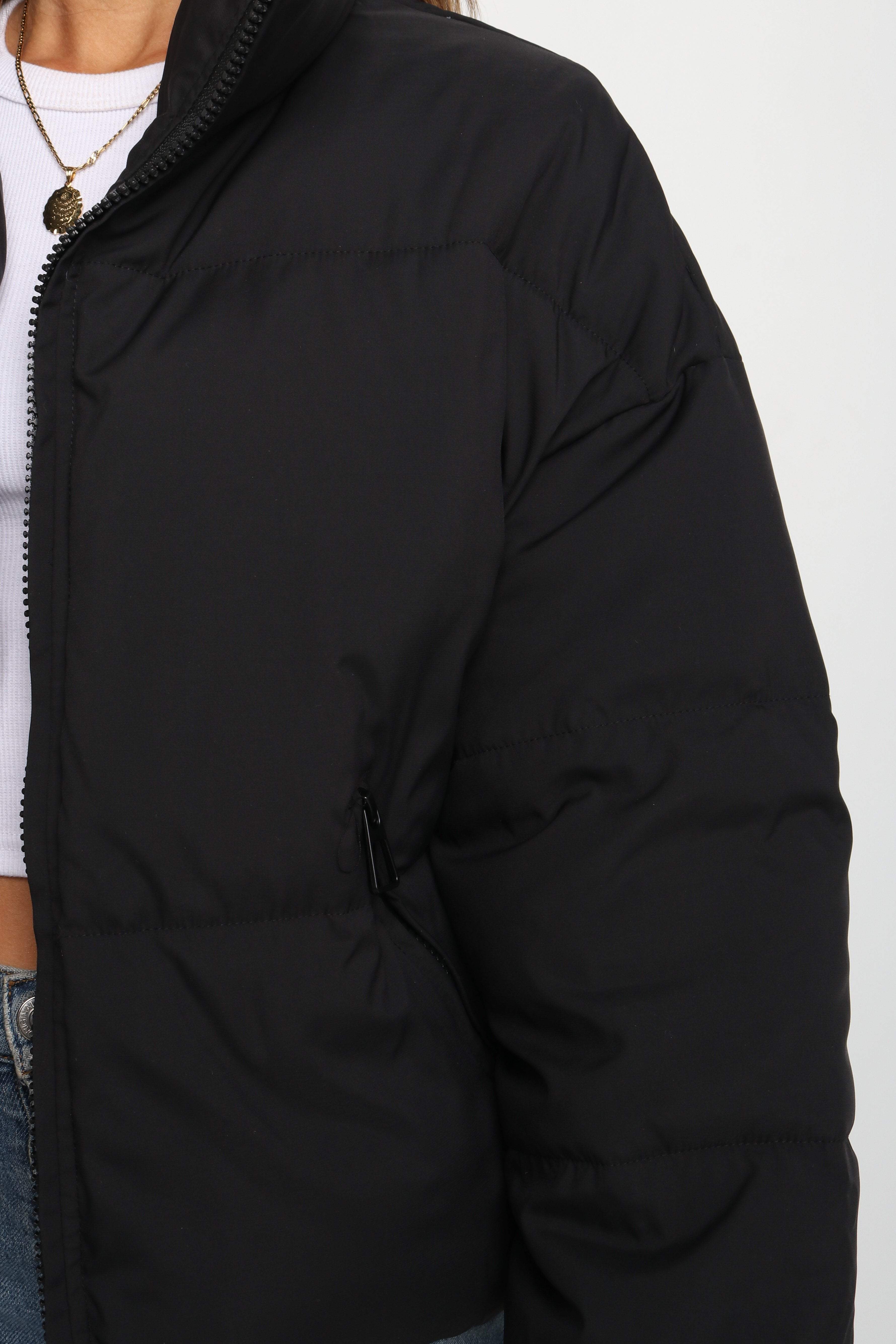 Edric Puffer Jacket - Black