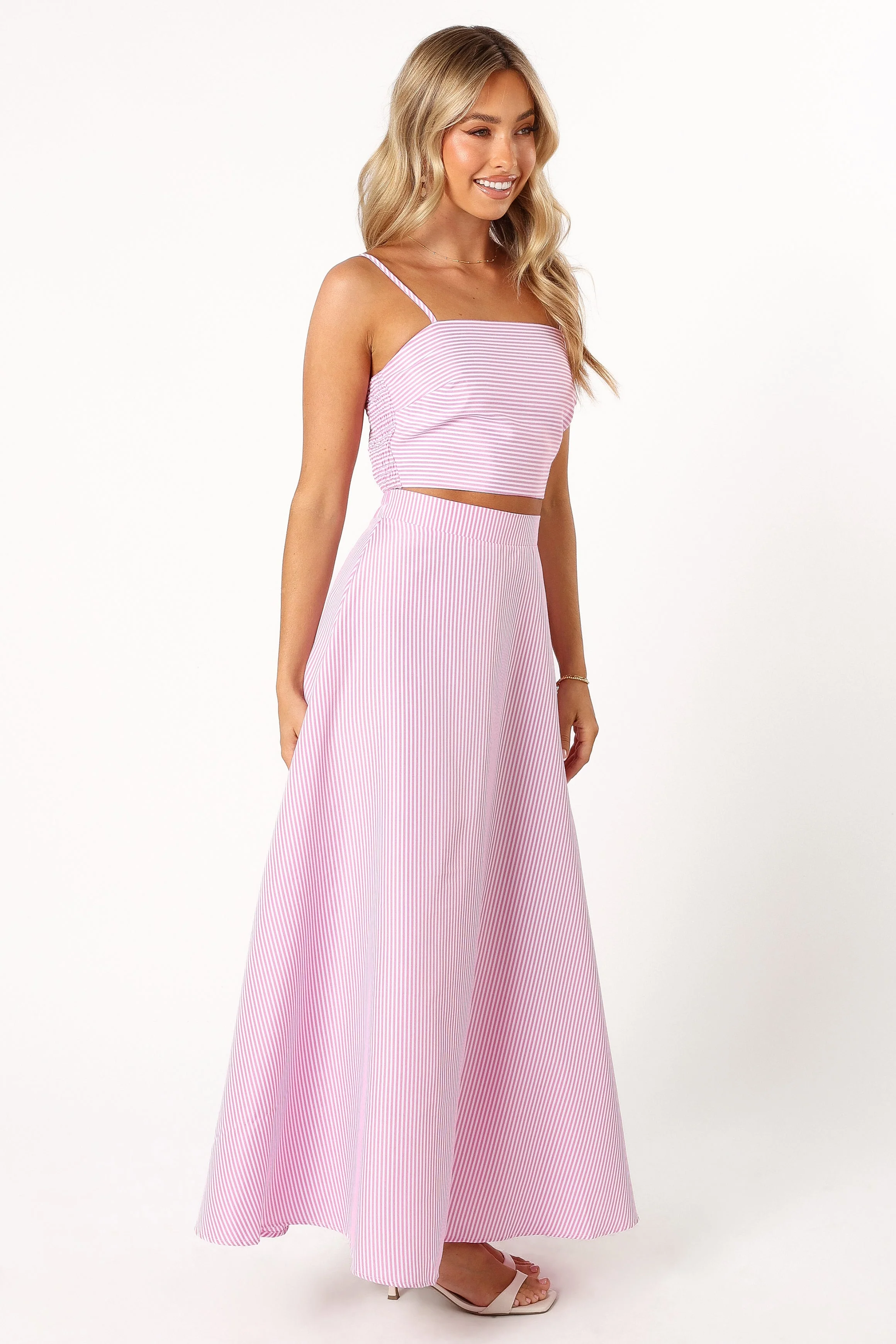 Lala Two Piece Set - Pink Stripe