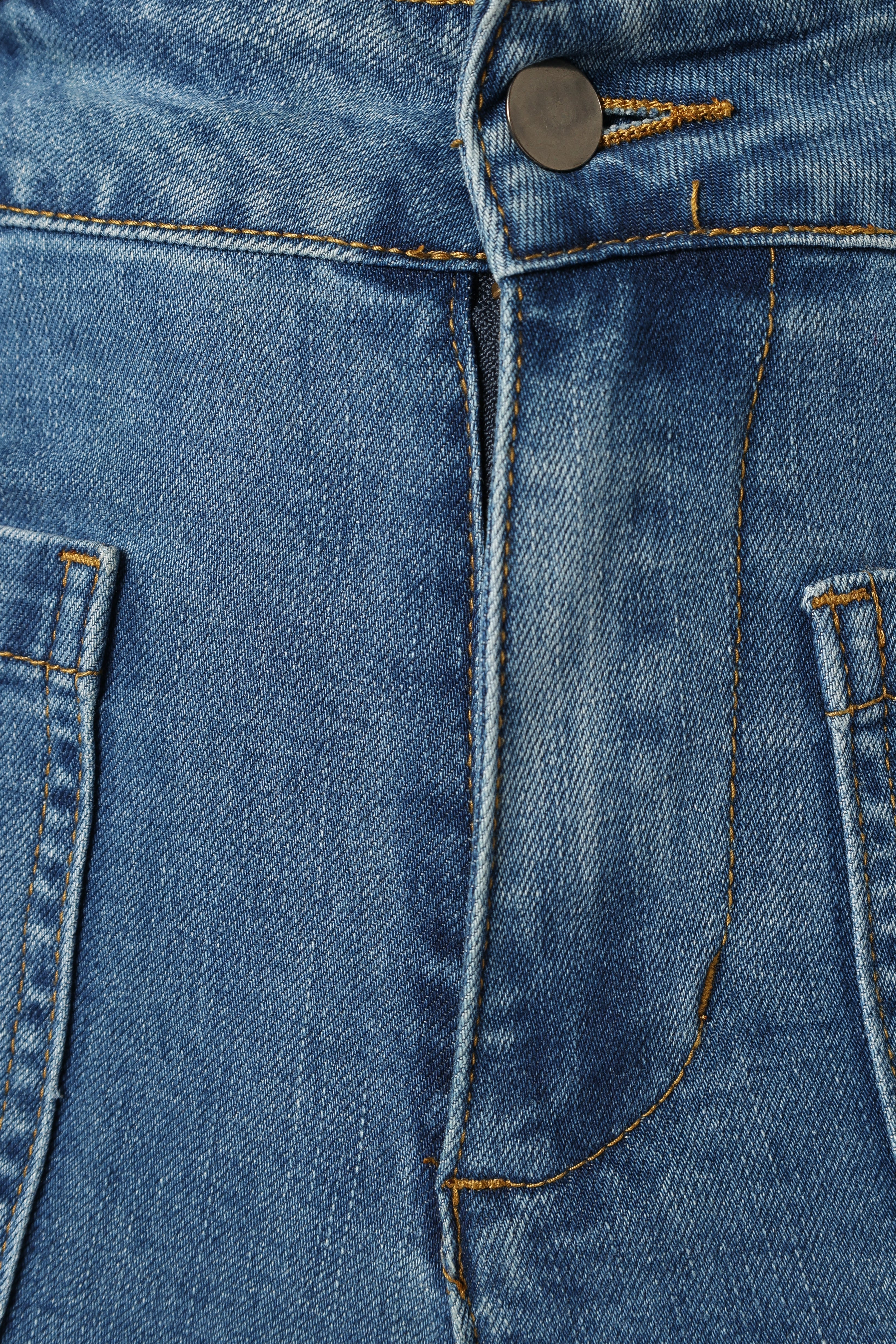 Nico Wide Leg Jean - Dark Blue