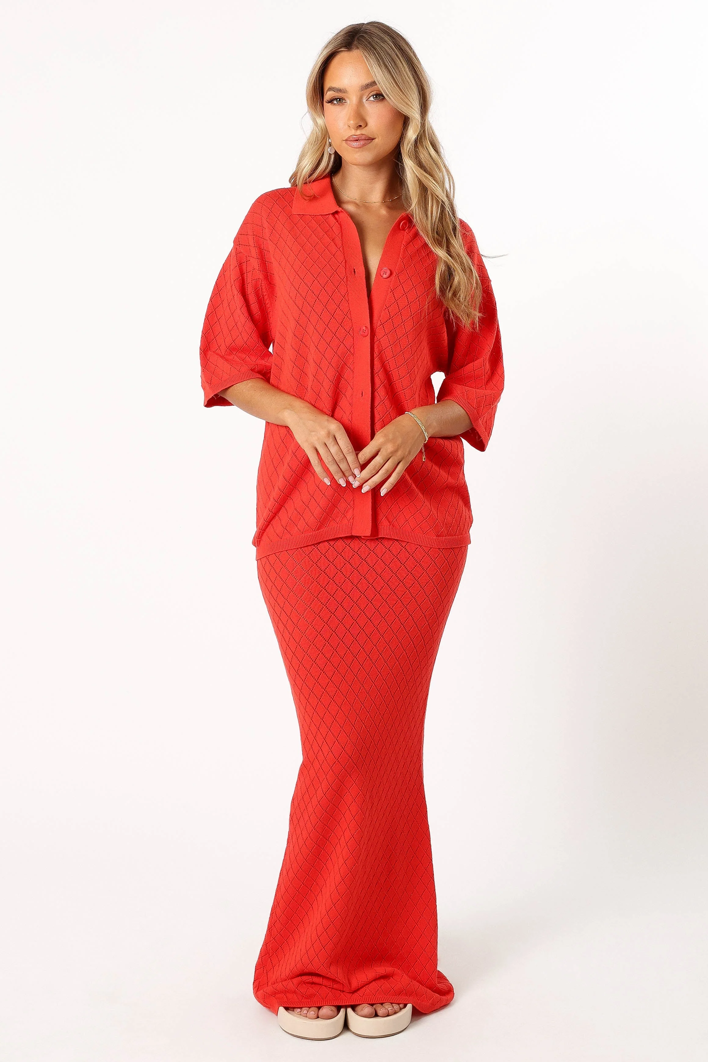 Stella Knit Top - Jaffa