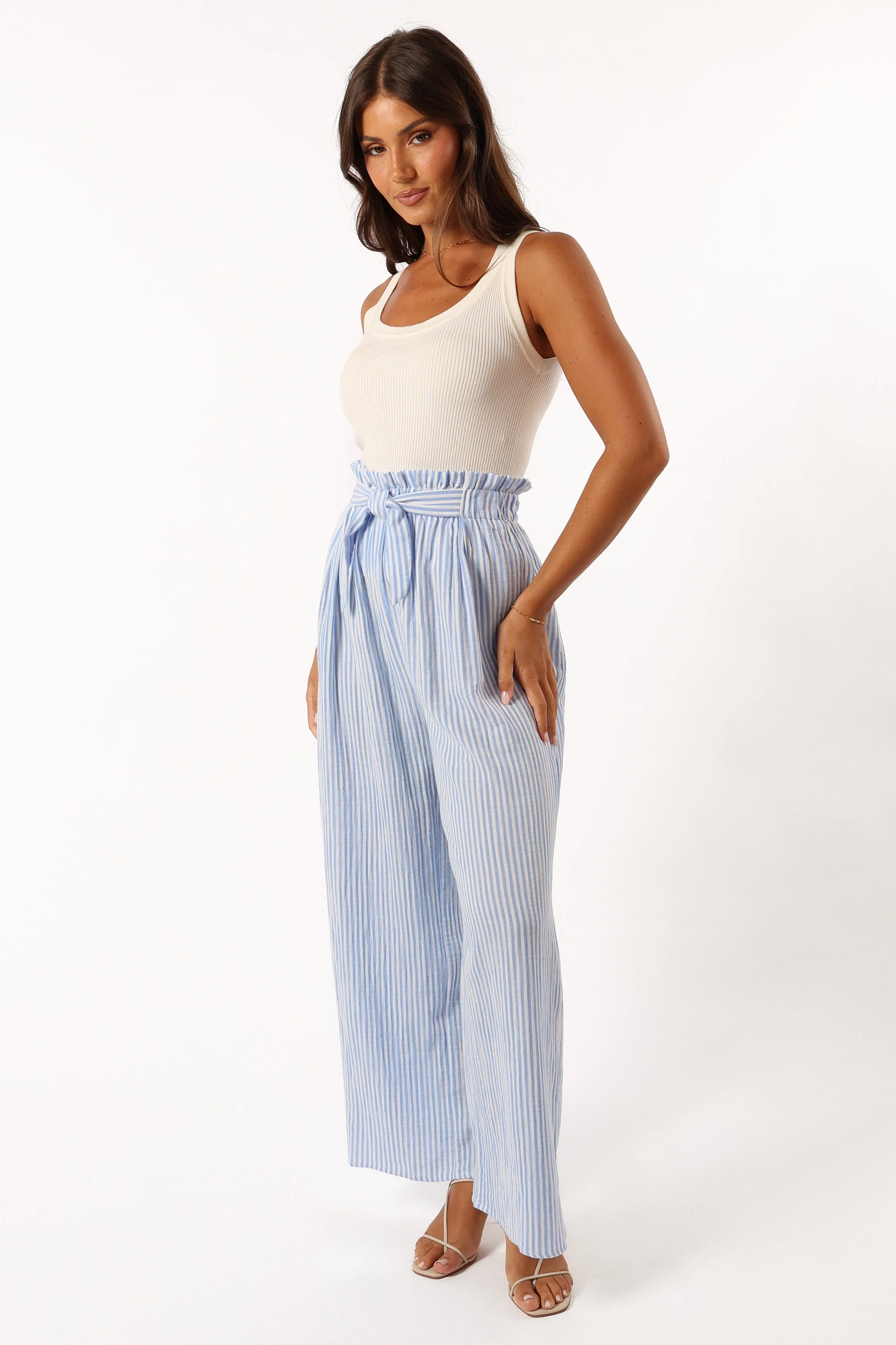 Jeanette Pant - Blue White