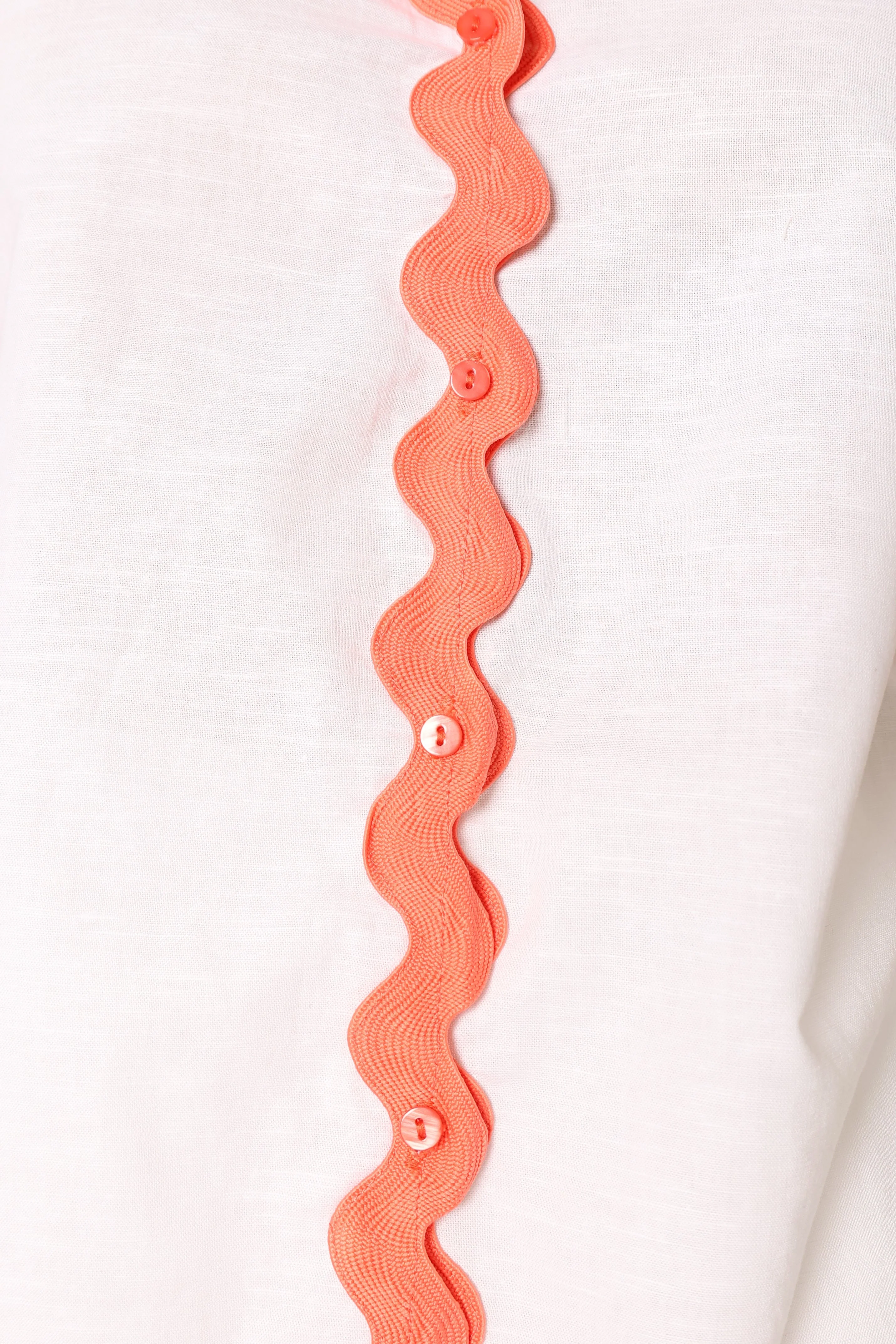 Harry Shirt - White/Melon