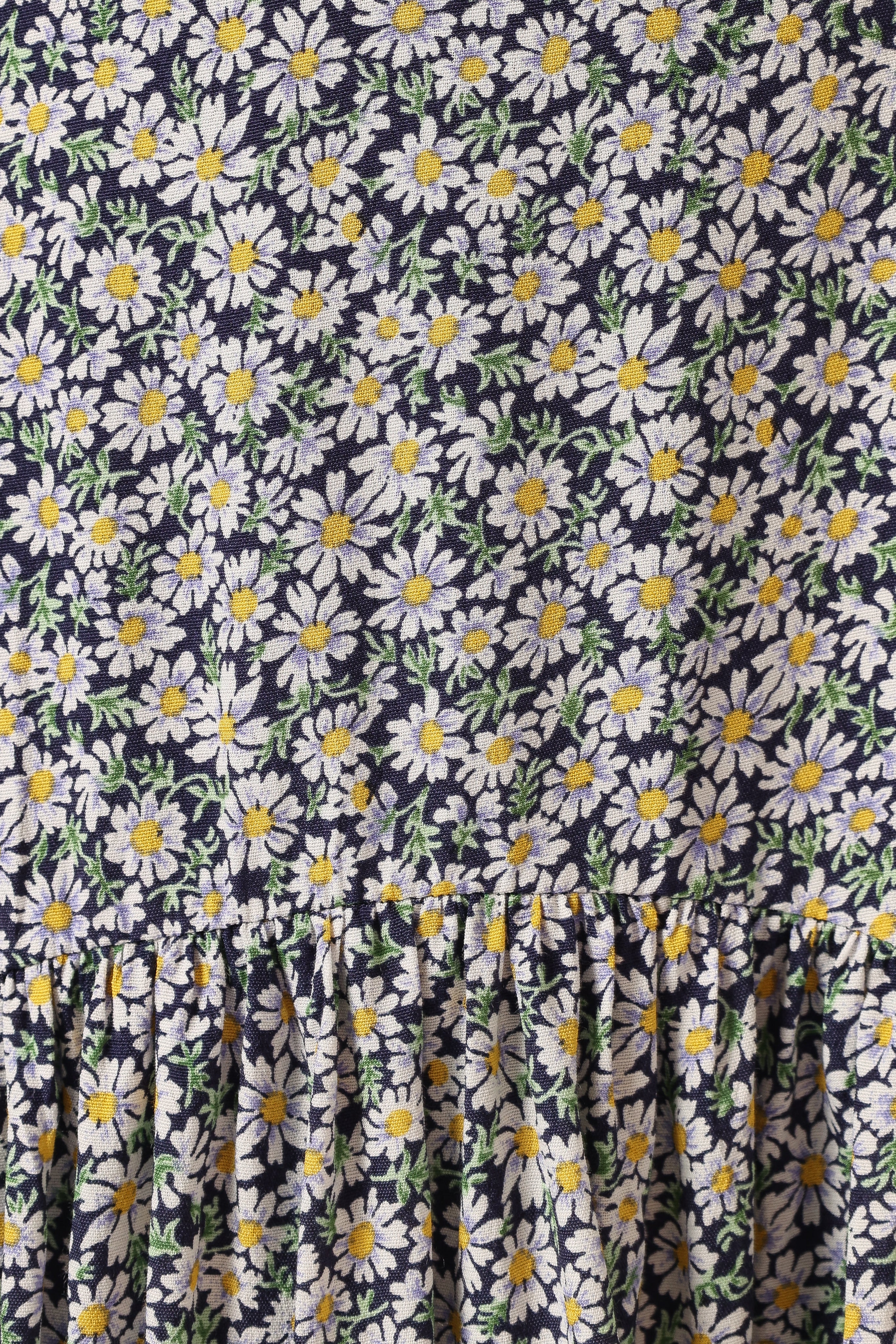 Lucinda Mini Skirt - Midnight Daisy