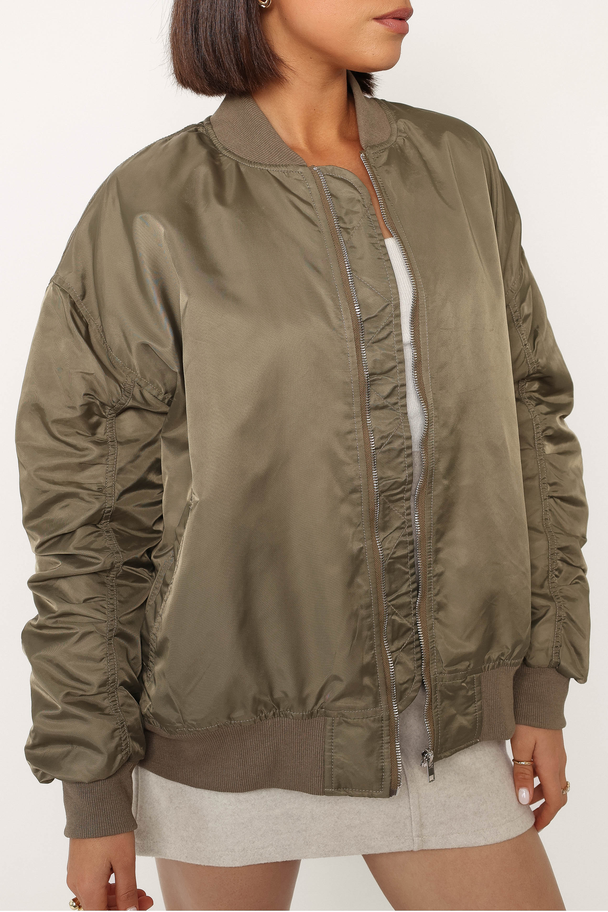 Bryce Bomber Jacket - Khaki