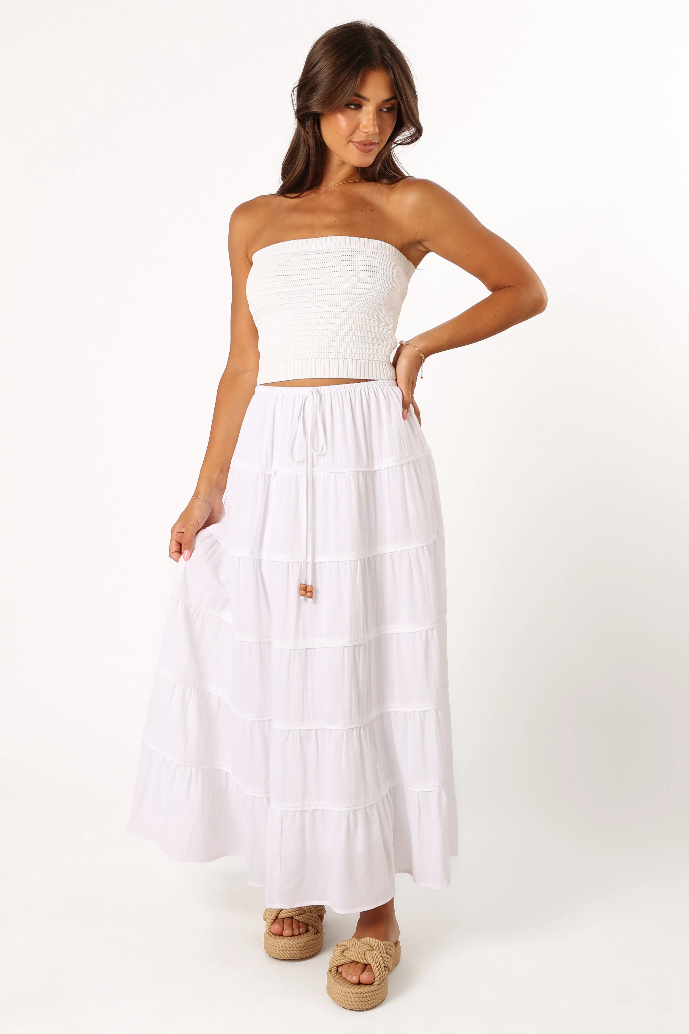 Irie Maxi Skirt - Ivory
