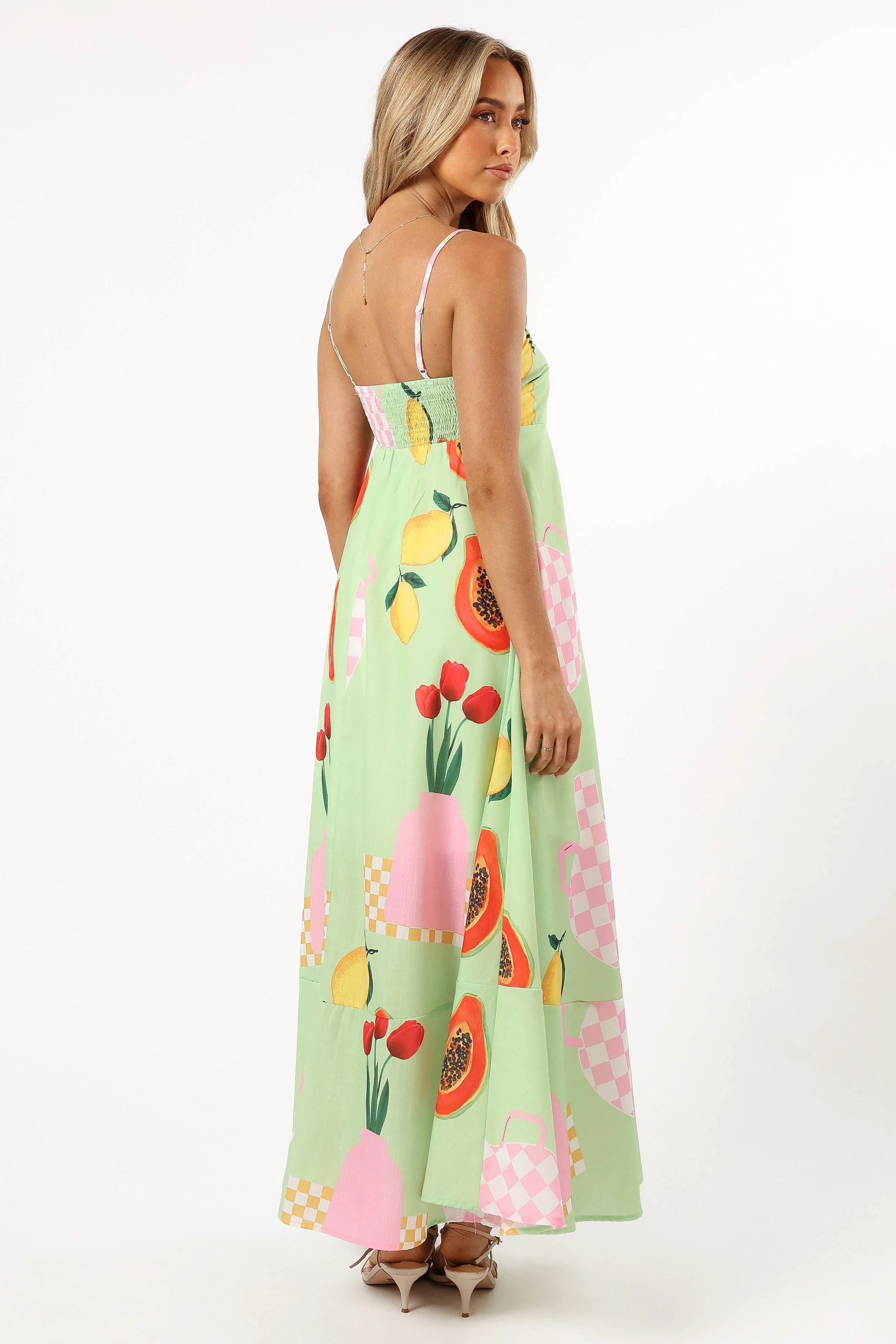 Brea Maxi Dress - Green Papaya