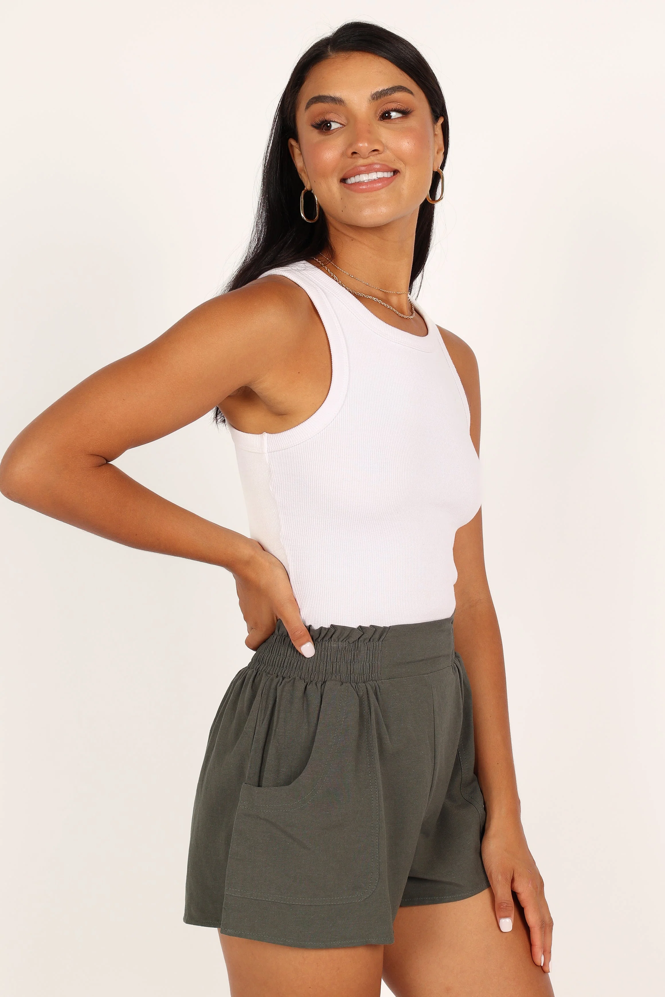 Maggie Shorts - Olive