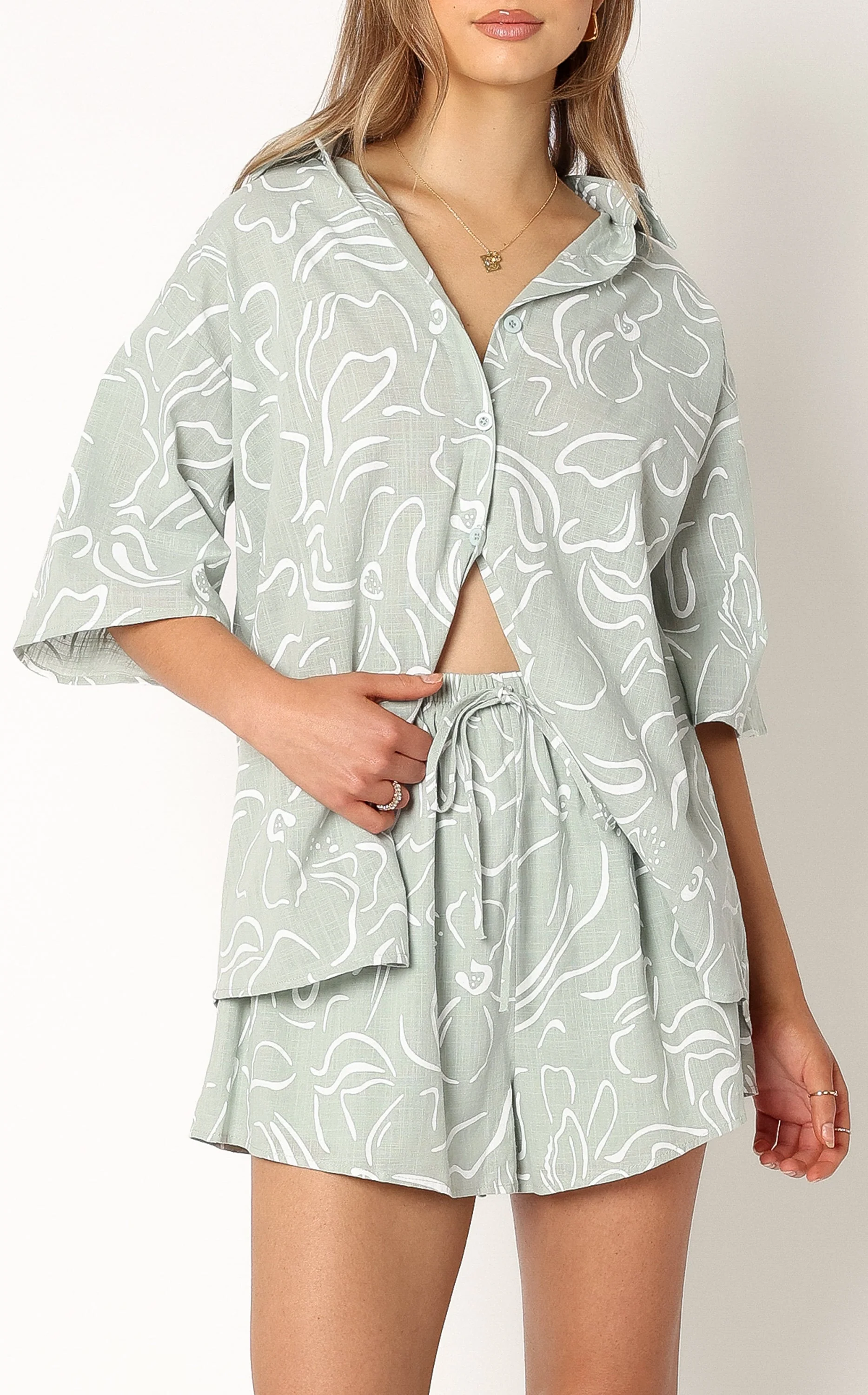 Fiorelli Short Set - Sage
