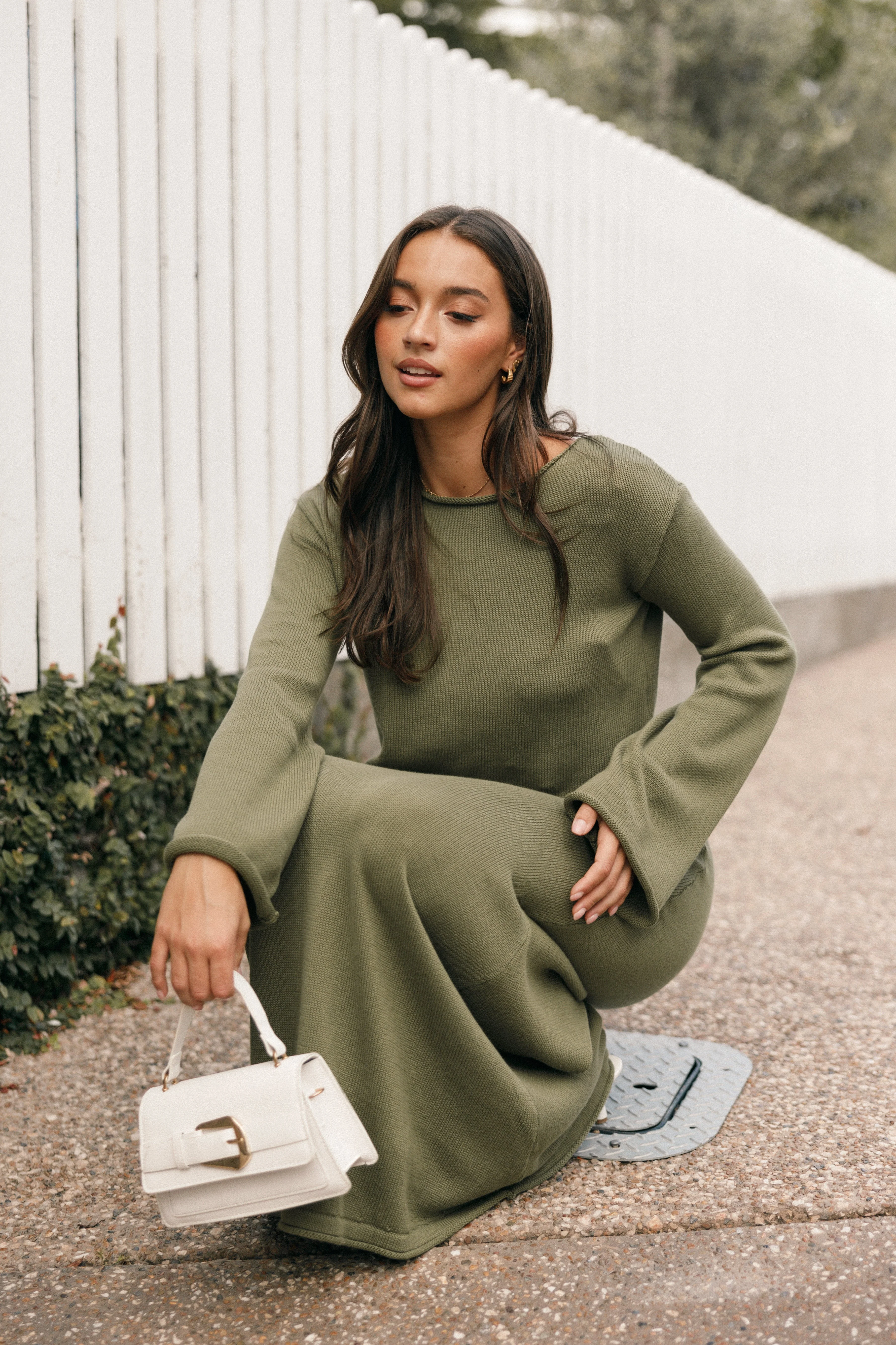 Rooney Knit Sweater - Olive