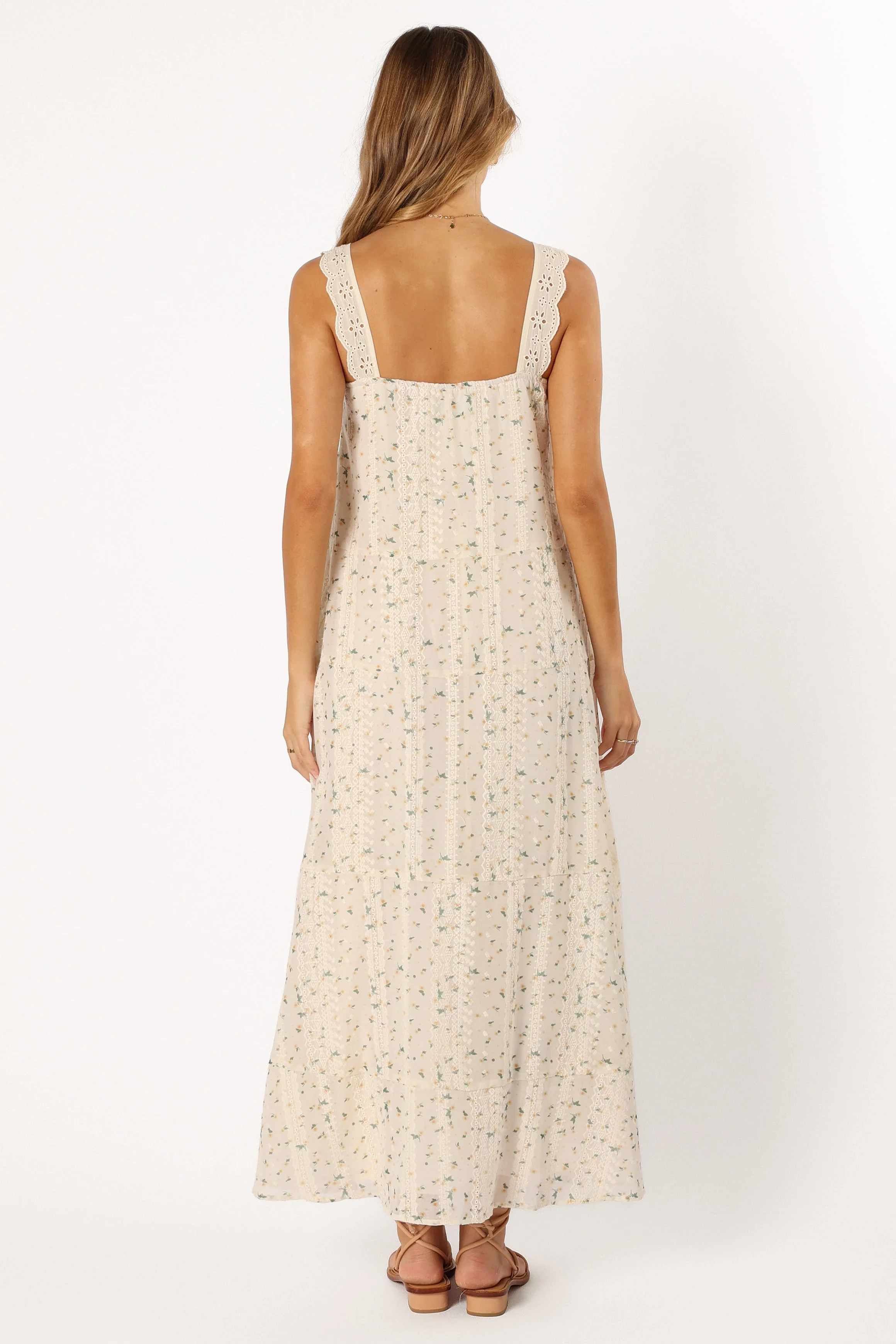 Caroline Maxi Dress - Yellow Floral