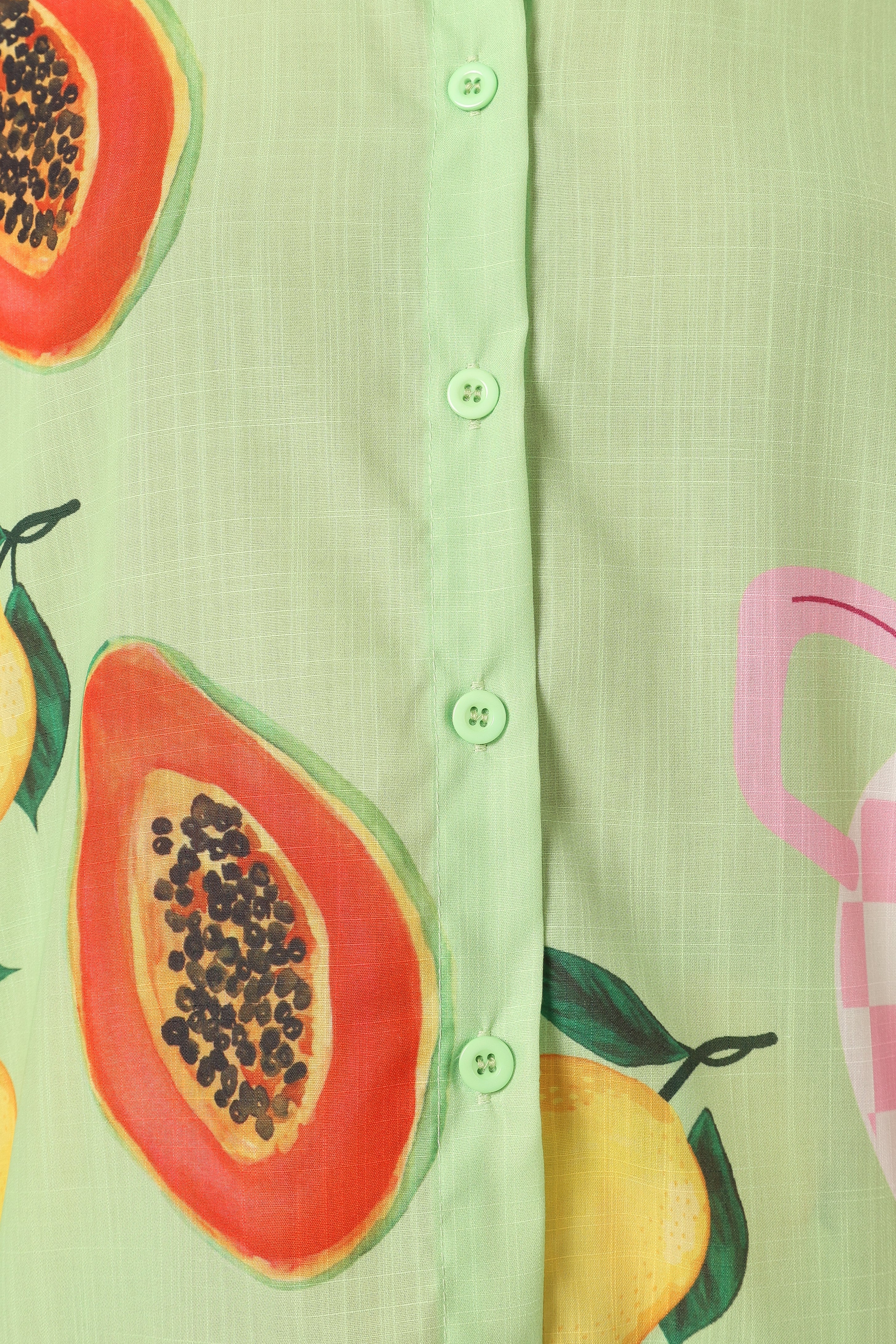 Piccolo Short Set - Green Papaya