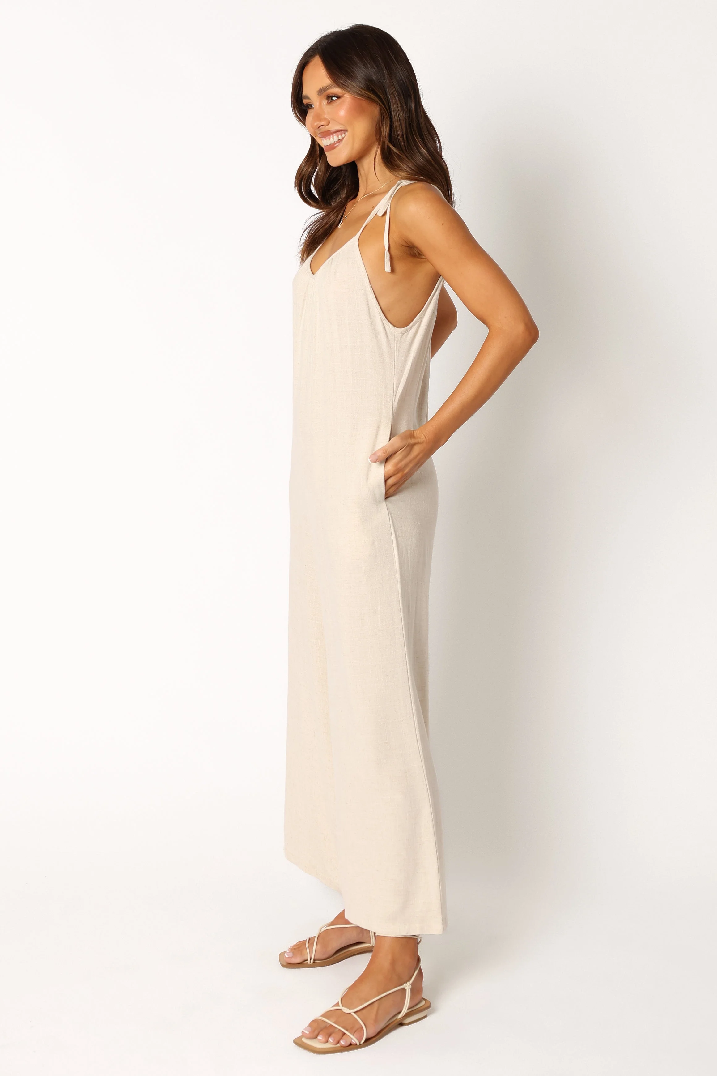 Margot Jumpsuit - Oatmeal