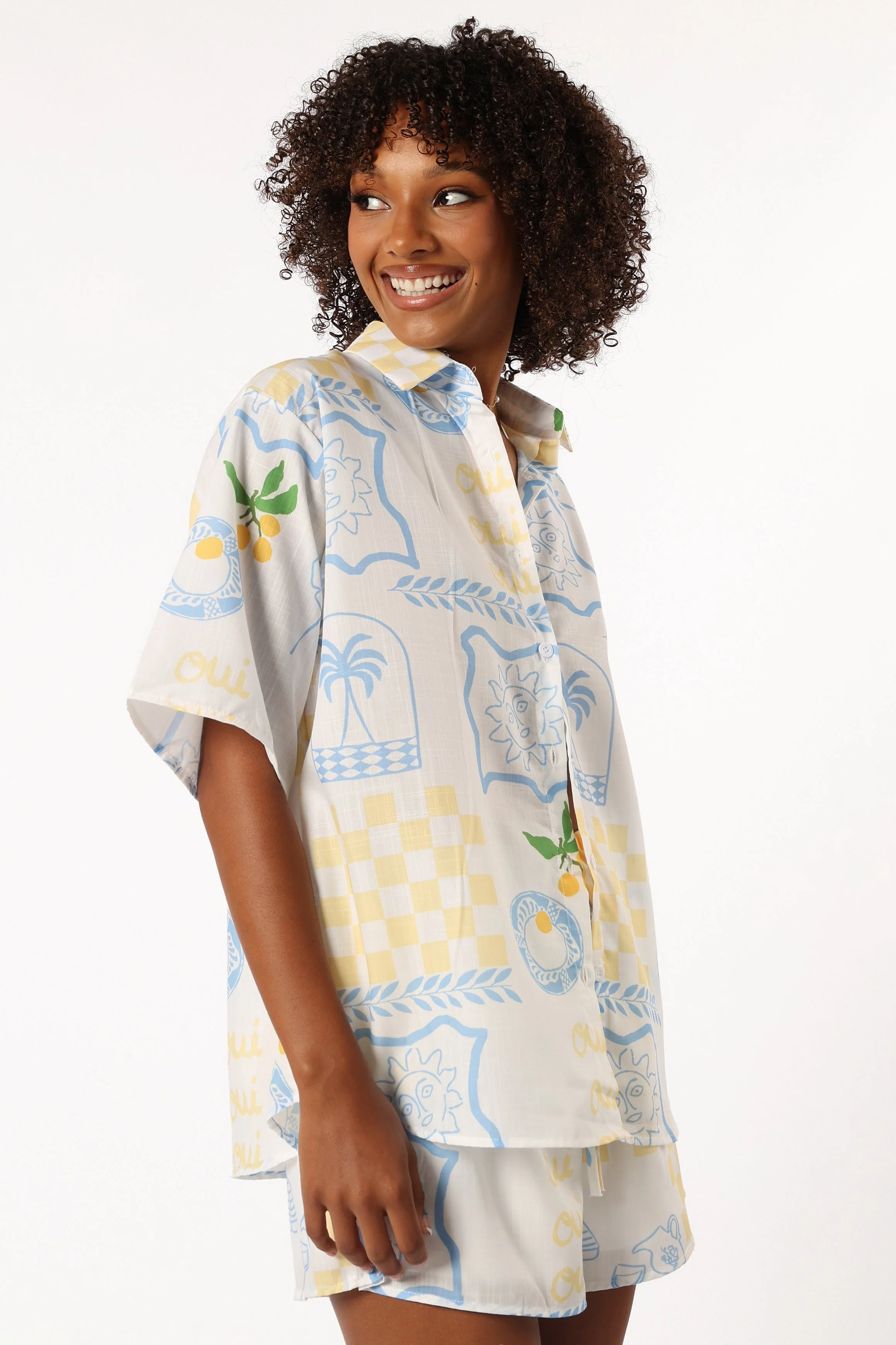 Sole Short Set - Lemon Print