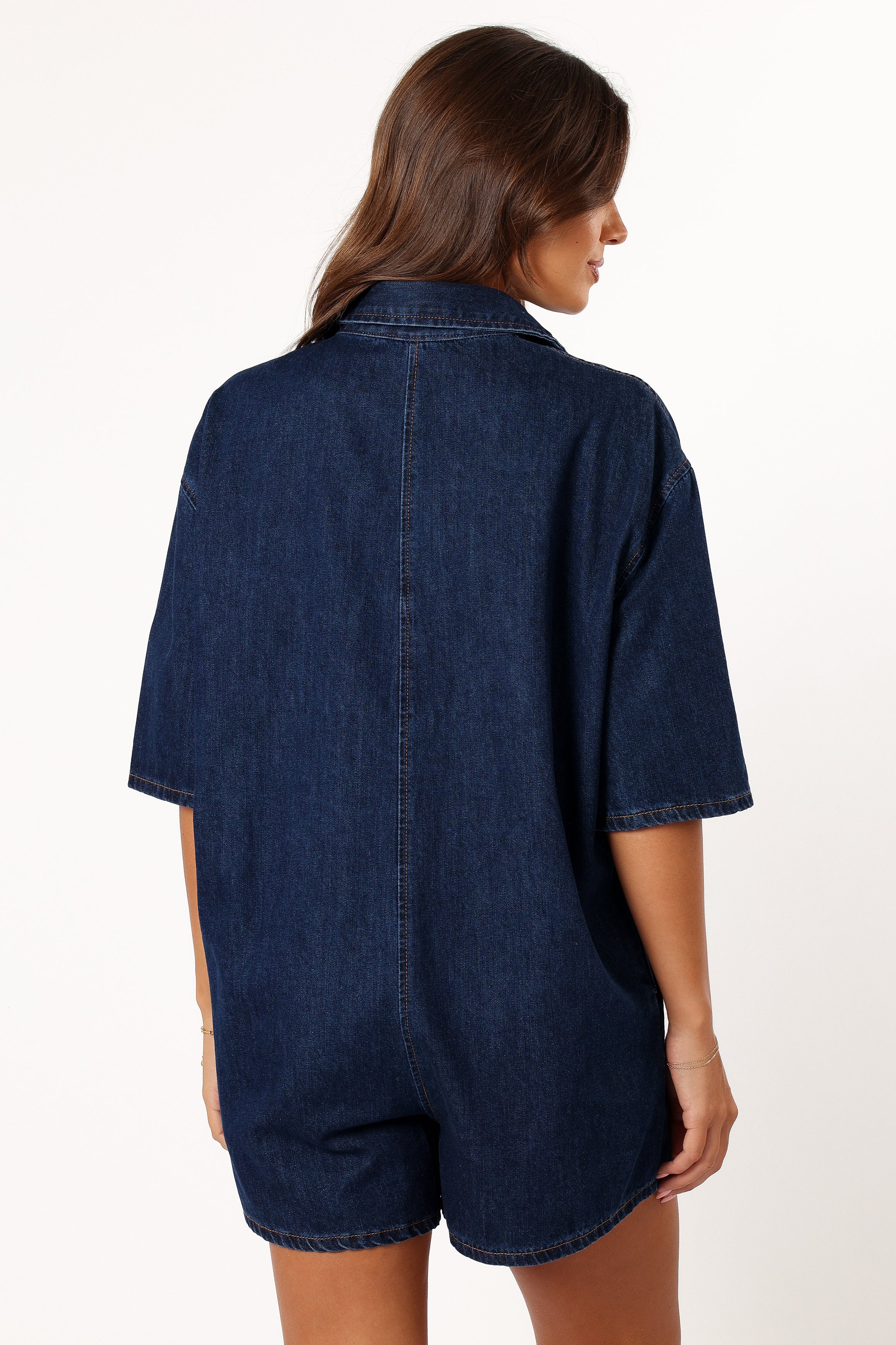 Briellen Romper - Dark Denim