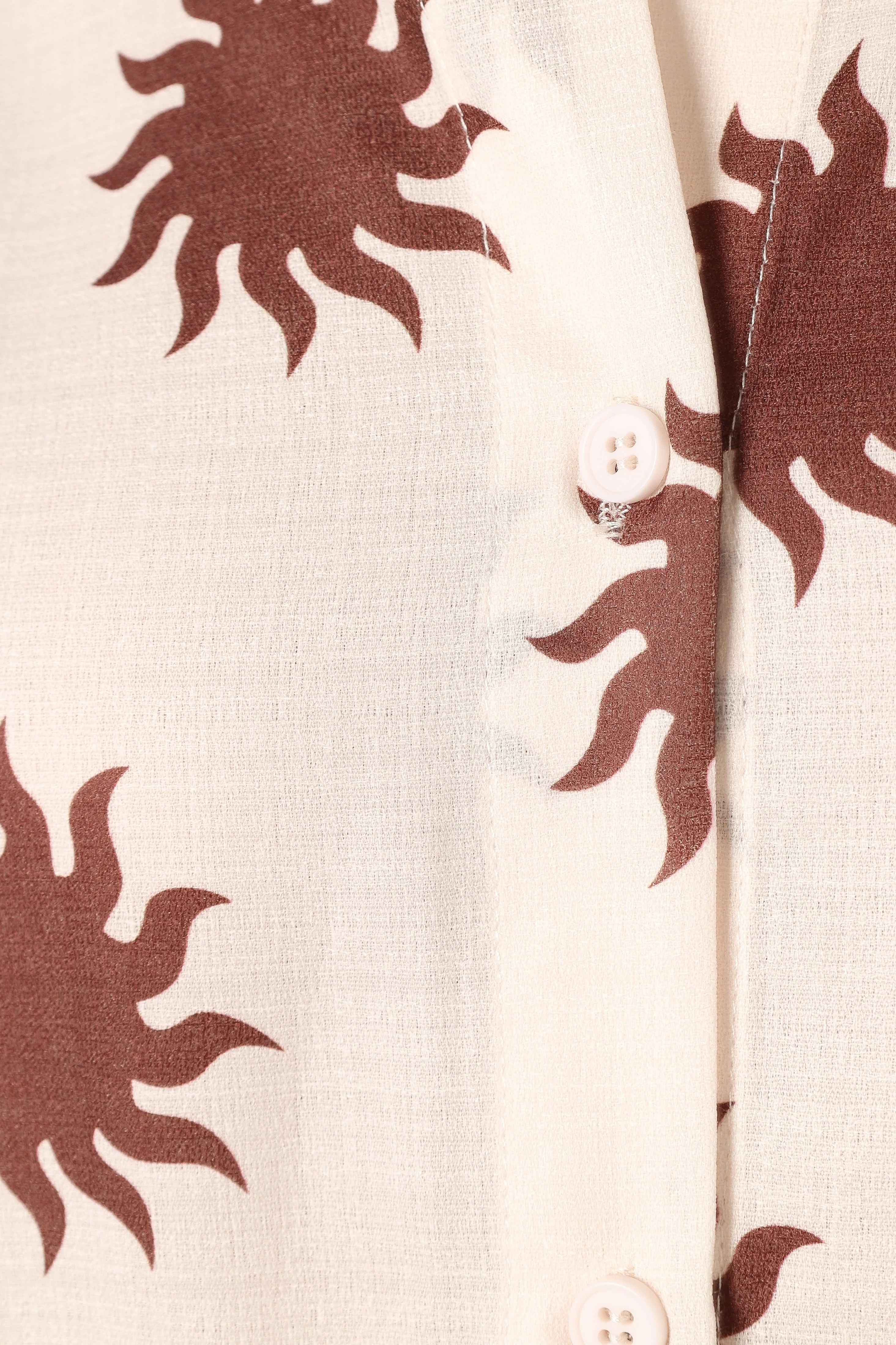 Marlene Button Down Shirt - Cream