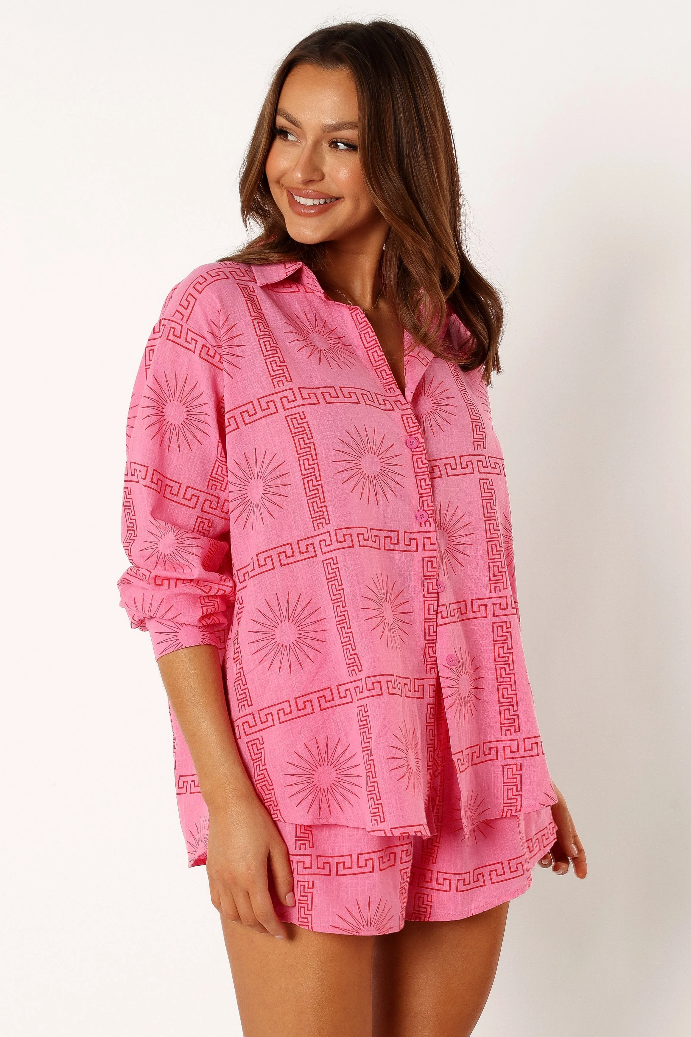 Penny Short Set - Pink Print