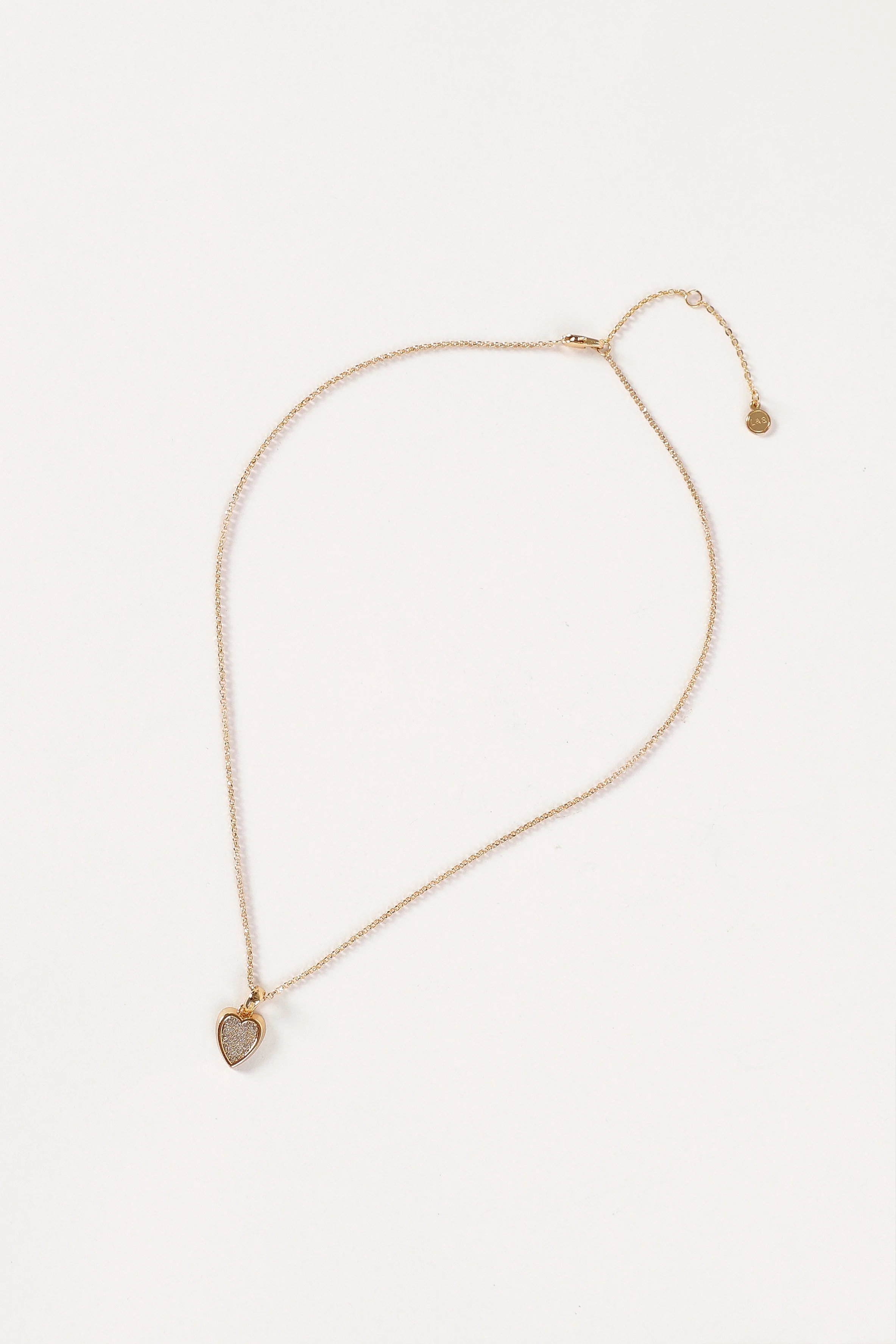 Sophie Heart Necklace - Gold