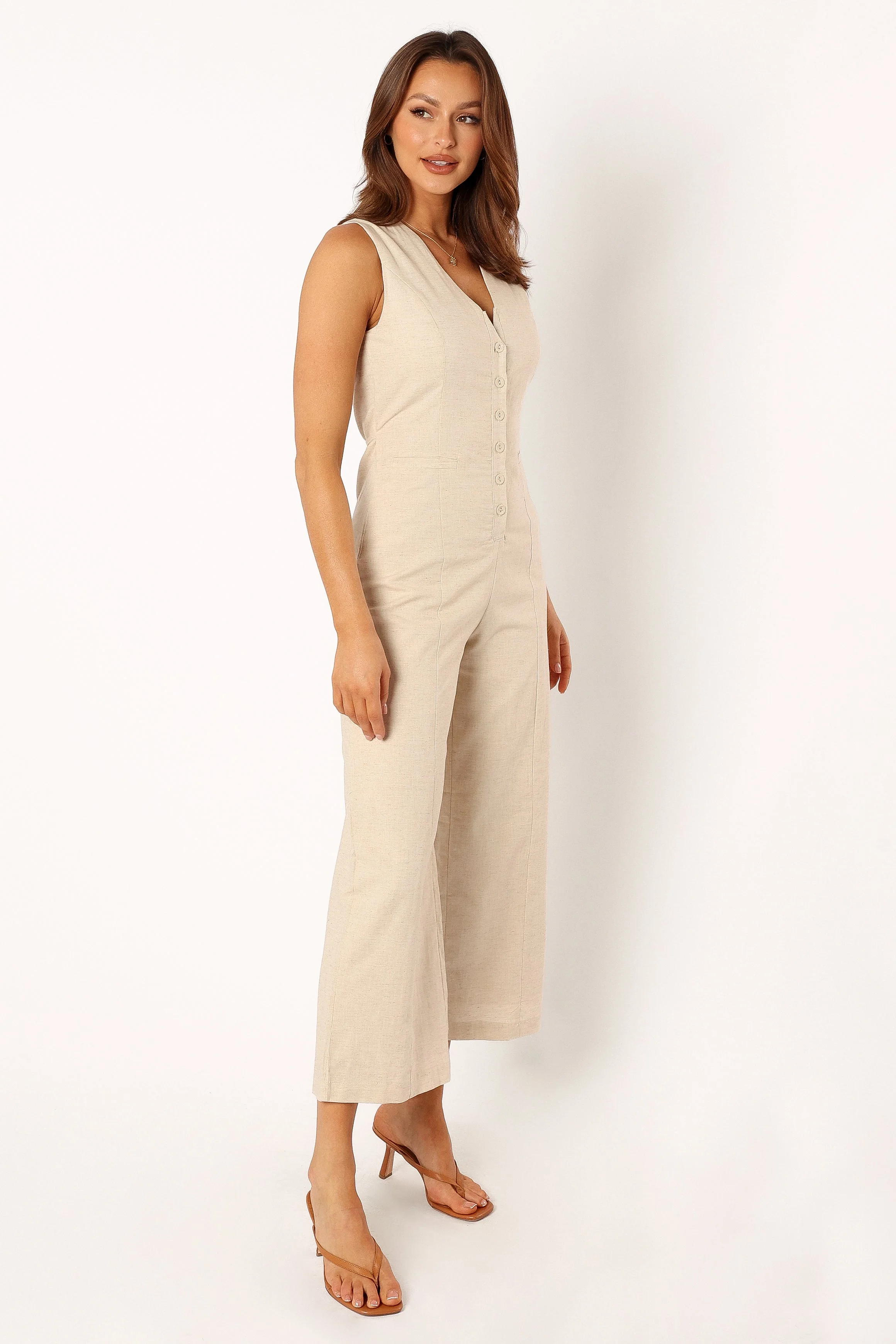 Hartford Jumpsuit - Oatmeal