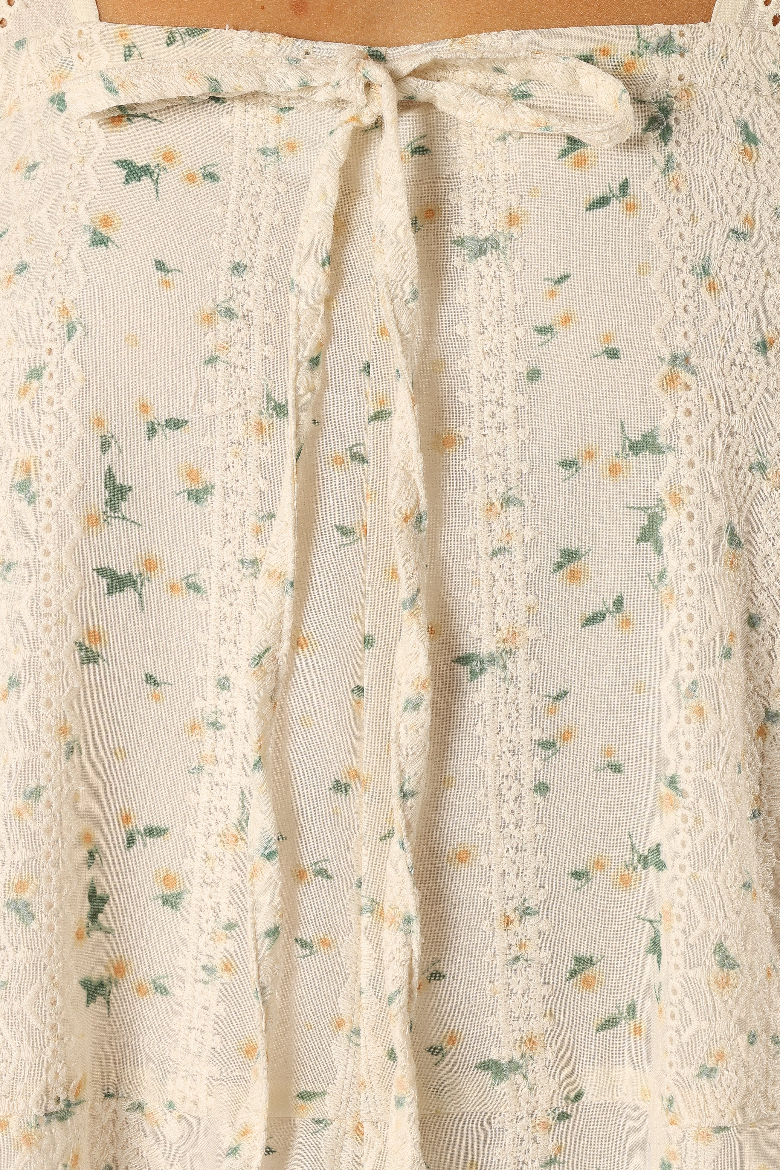 Caroline Maxi Dress - Yellow Floral