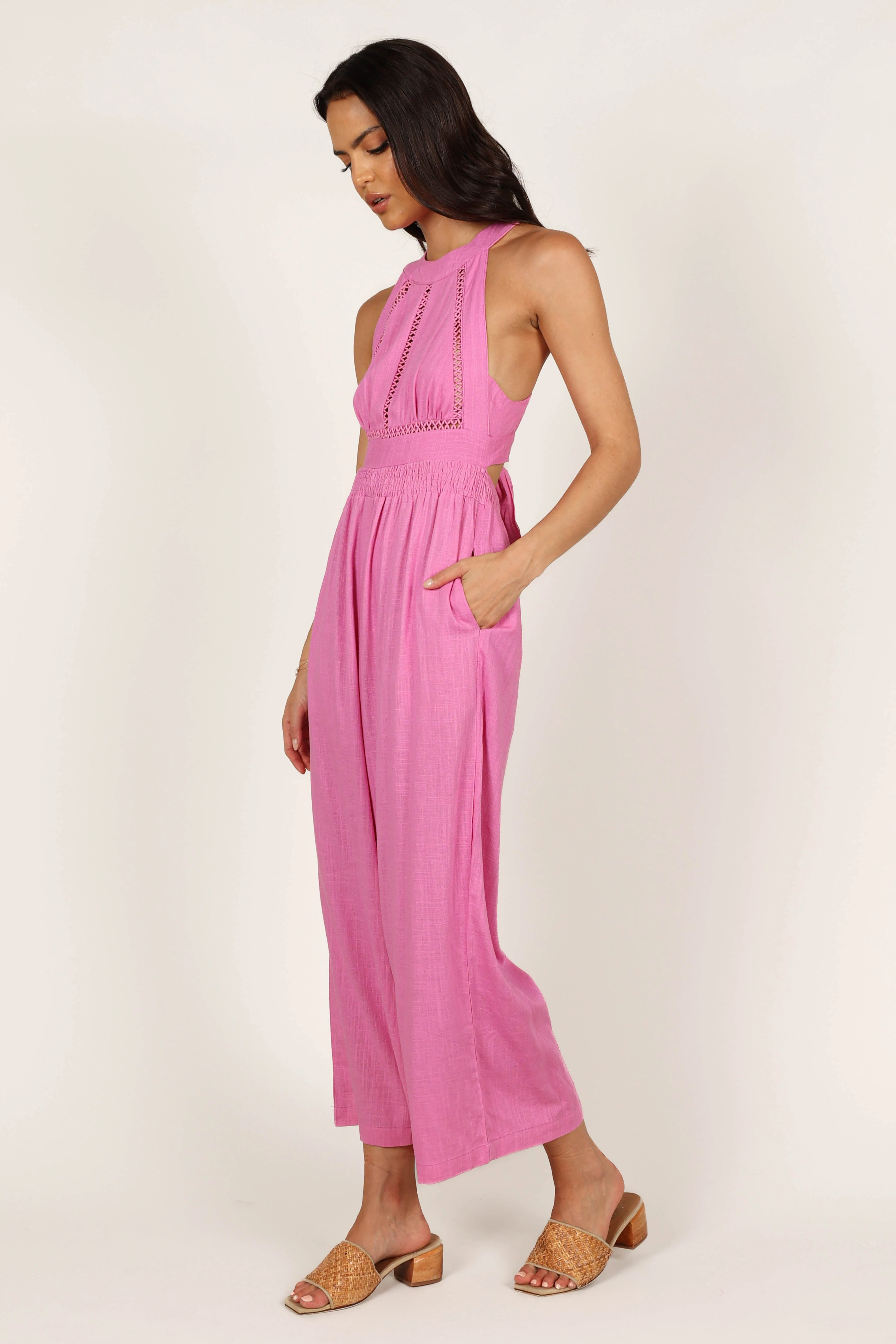 Farrah Jumpsuit - Pink