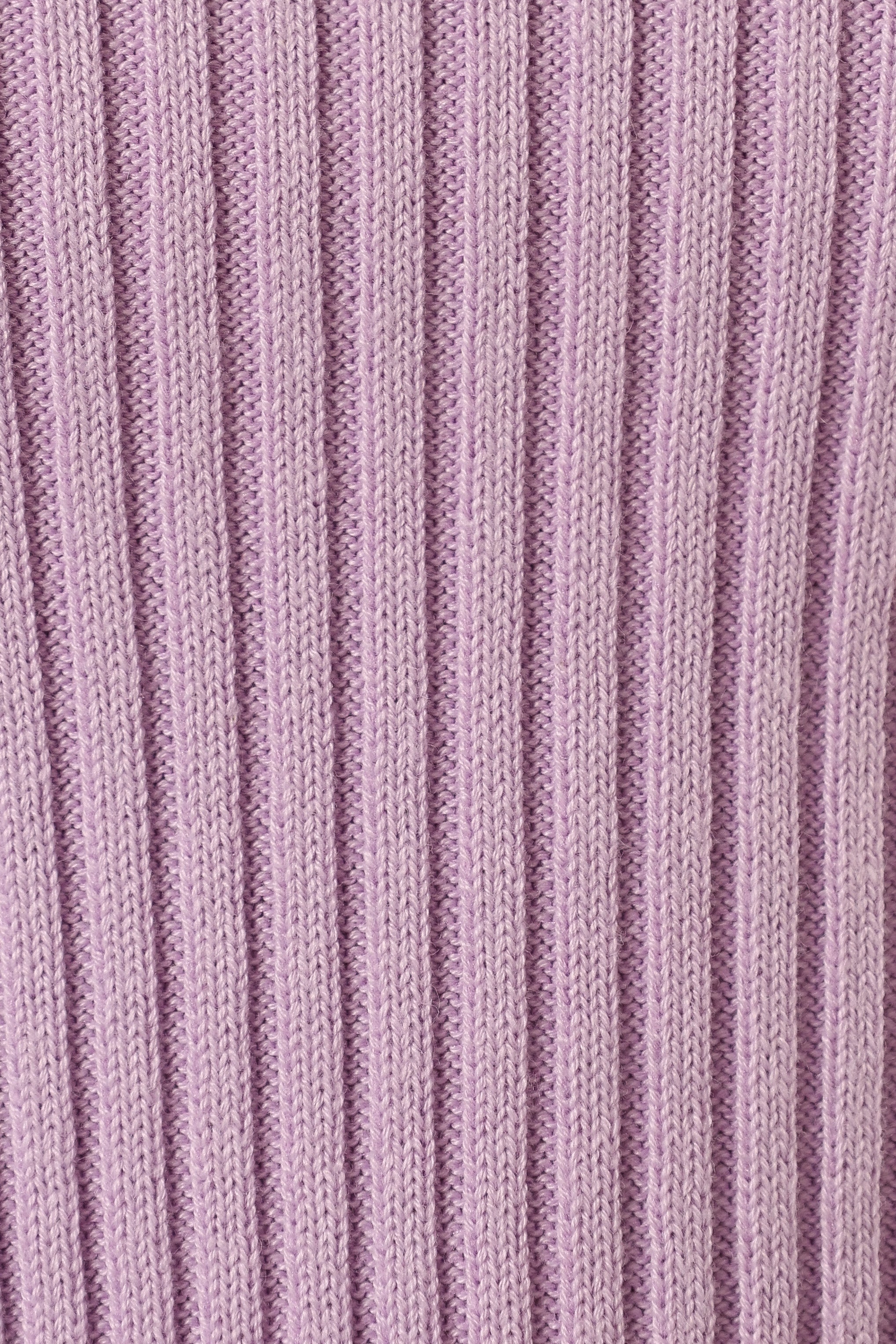 Colson Ribbed Knit Top - Lavender