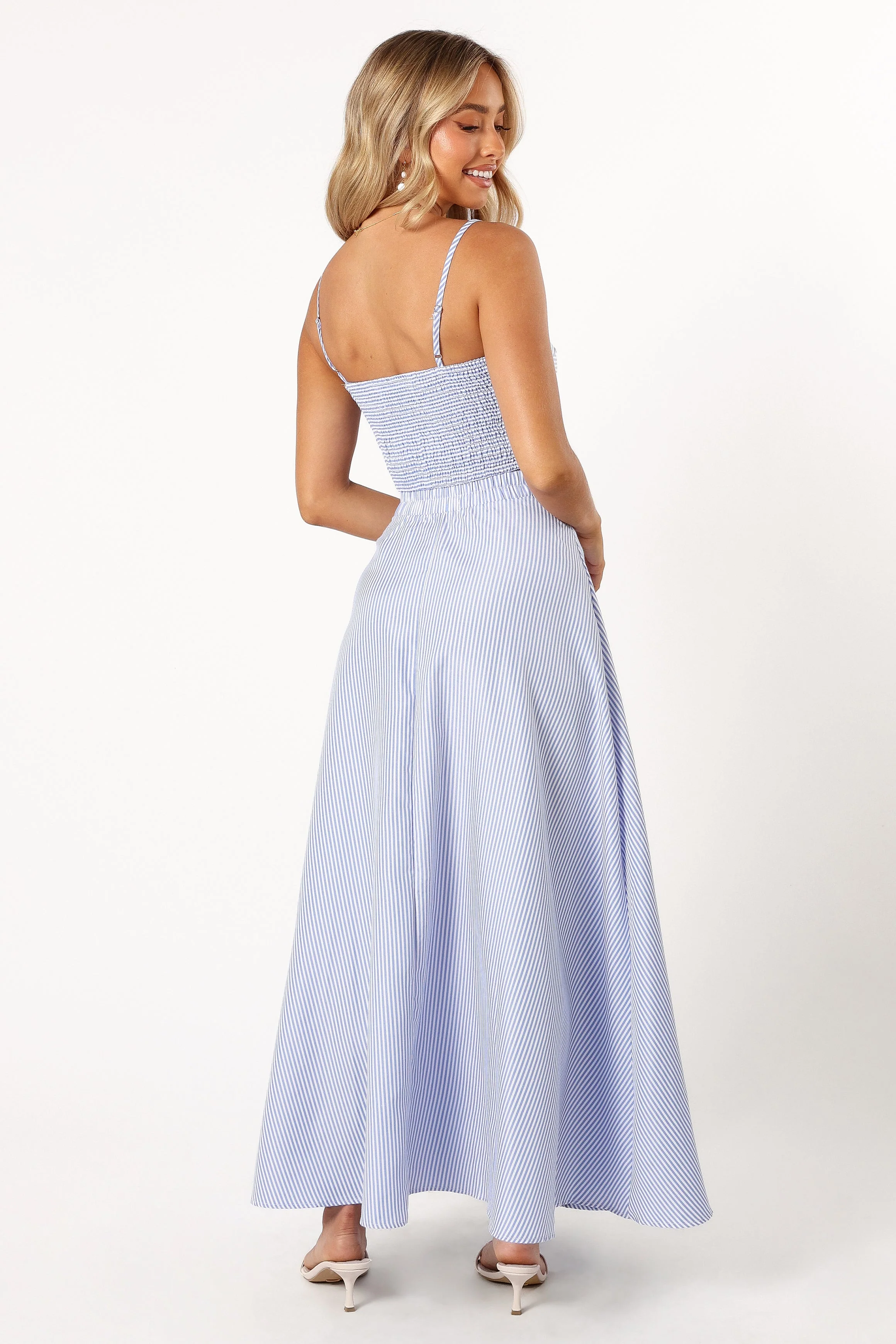 Lala Two Piece Set - Blue Stripe