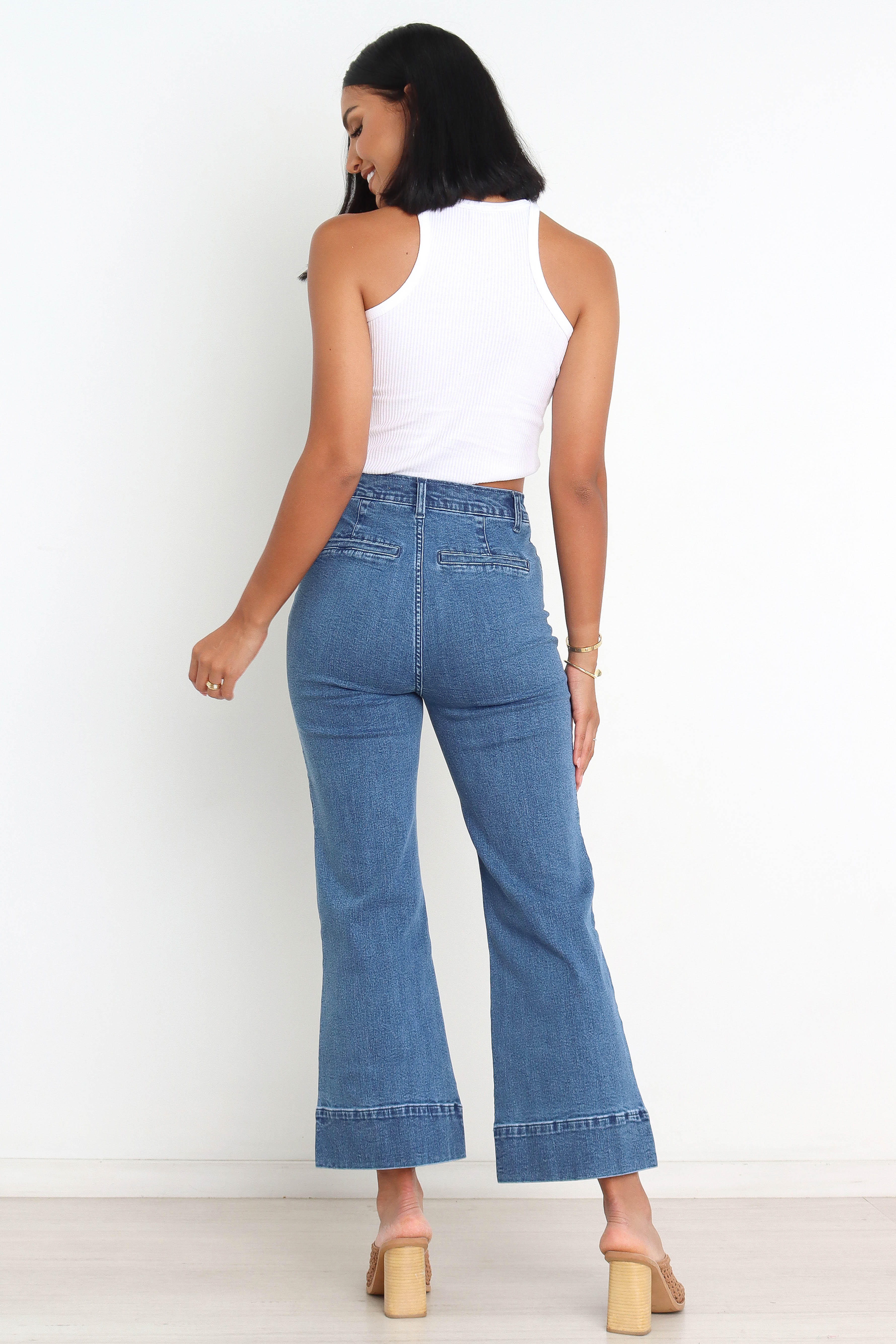 Cindy Jeans - Dark Blue Wash