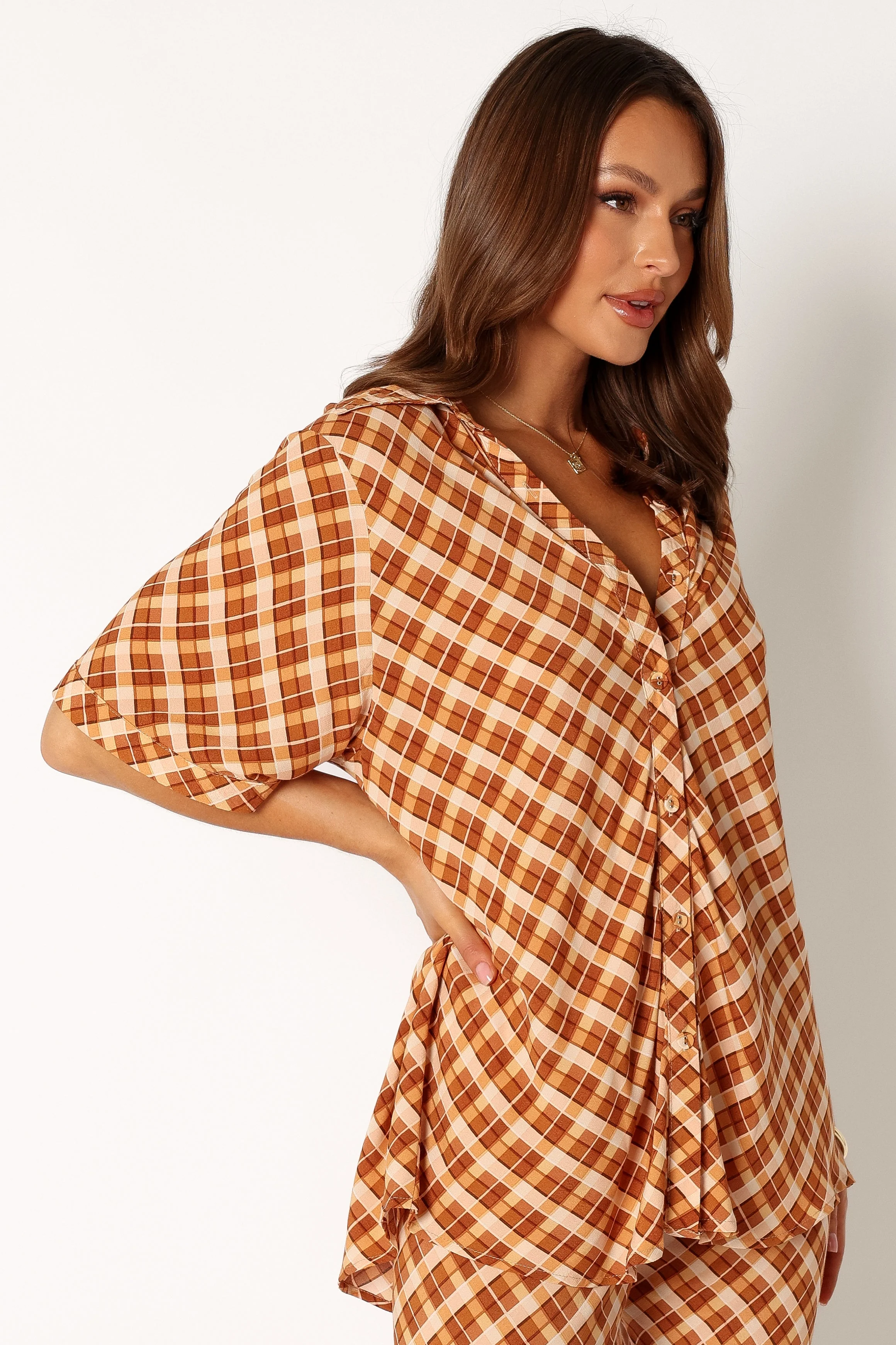 Blake Short Sleeve Shirt - Orange